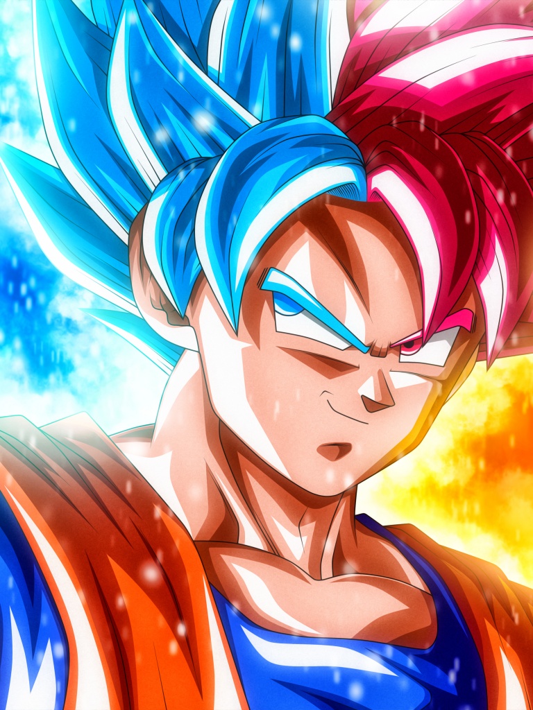 Goku Wallpaper 4K, Super Saiyan Blue