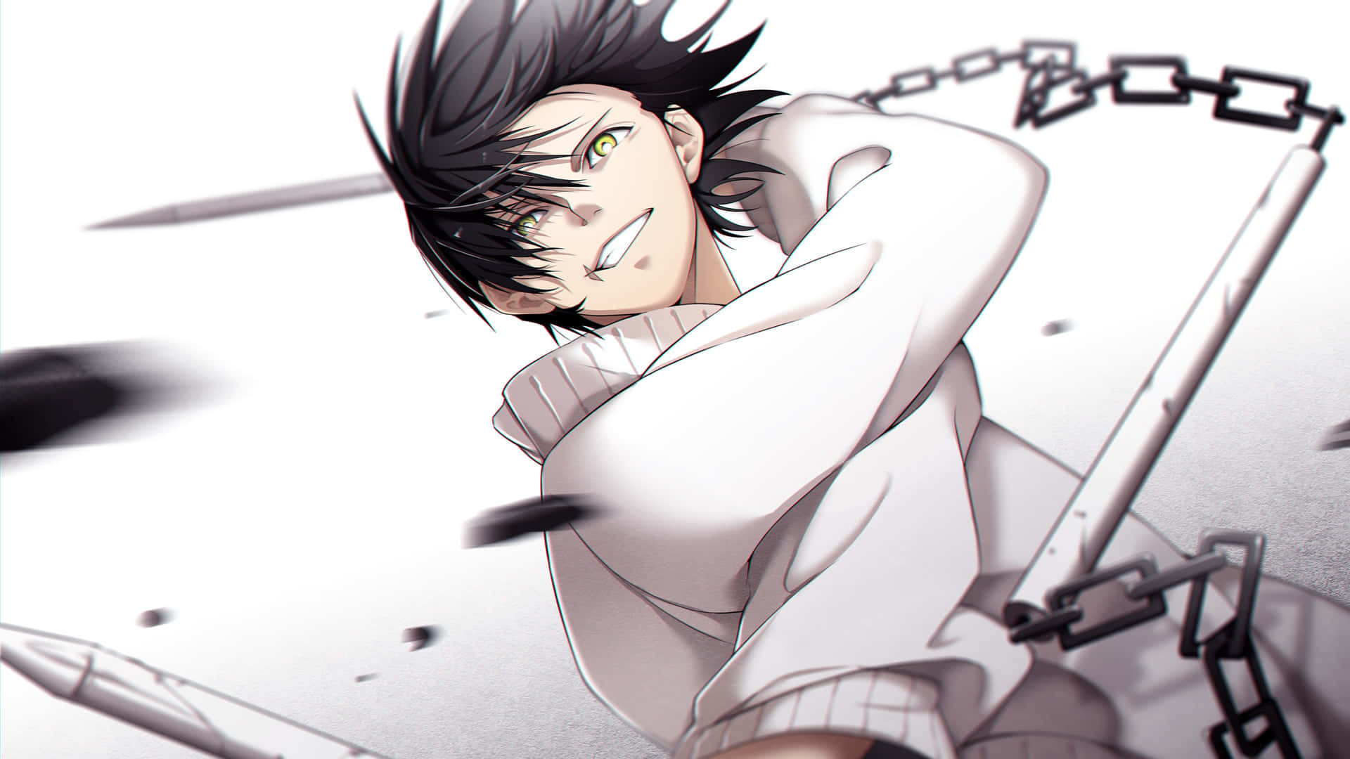 Download Intense Toji Fushiguro Illustration Wallpaper