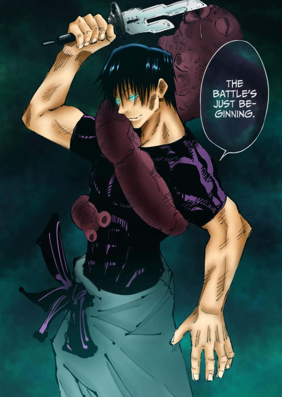 Download Toji Fushiguro Skilled Assassin Wallpaper