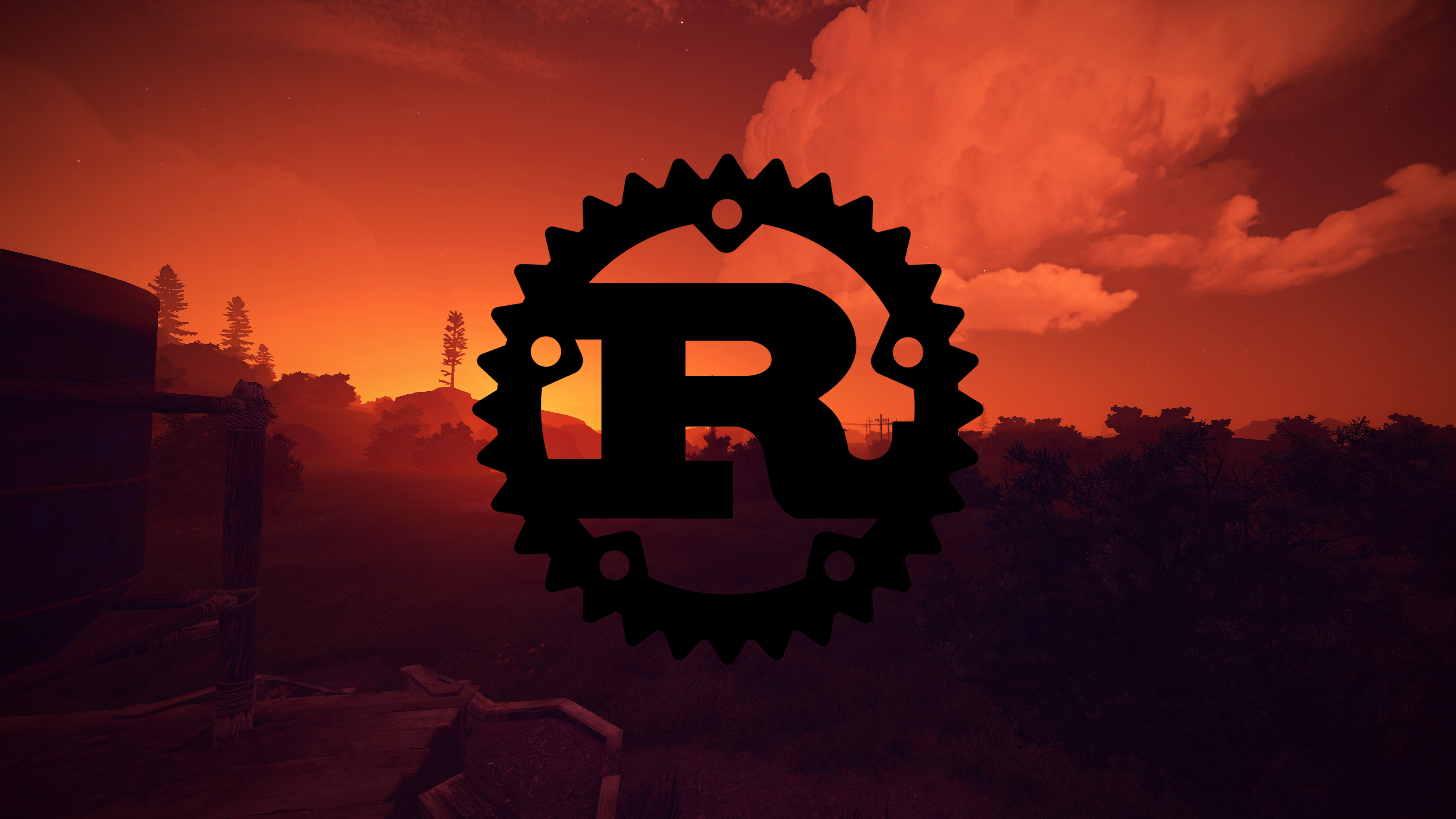 Made a rusty rust wallpaper. The other image was larger than 20 MB (24 Mb) and I don't know how to compress PNG image in photohop