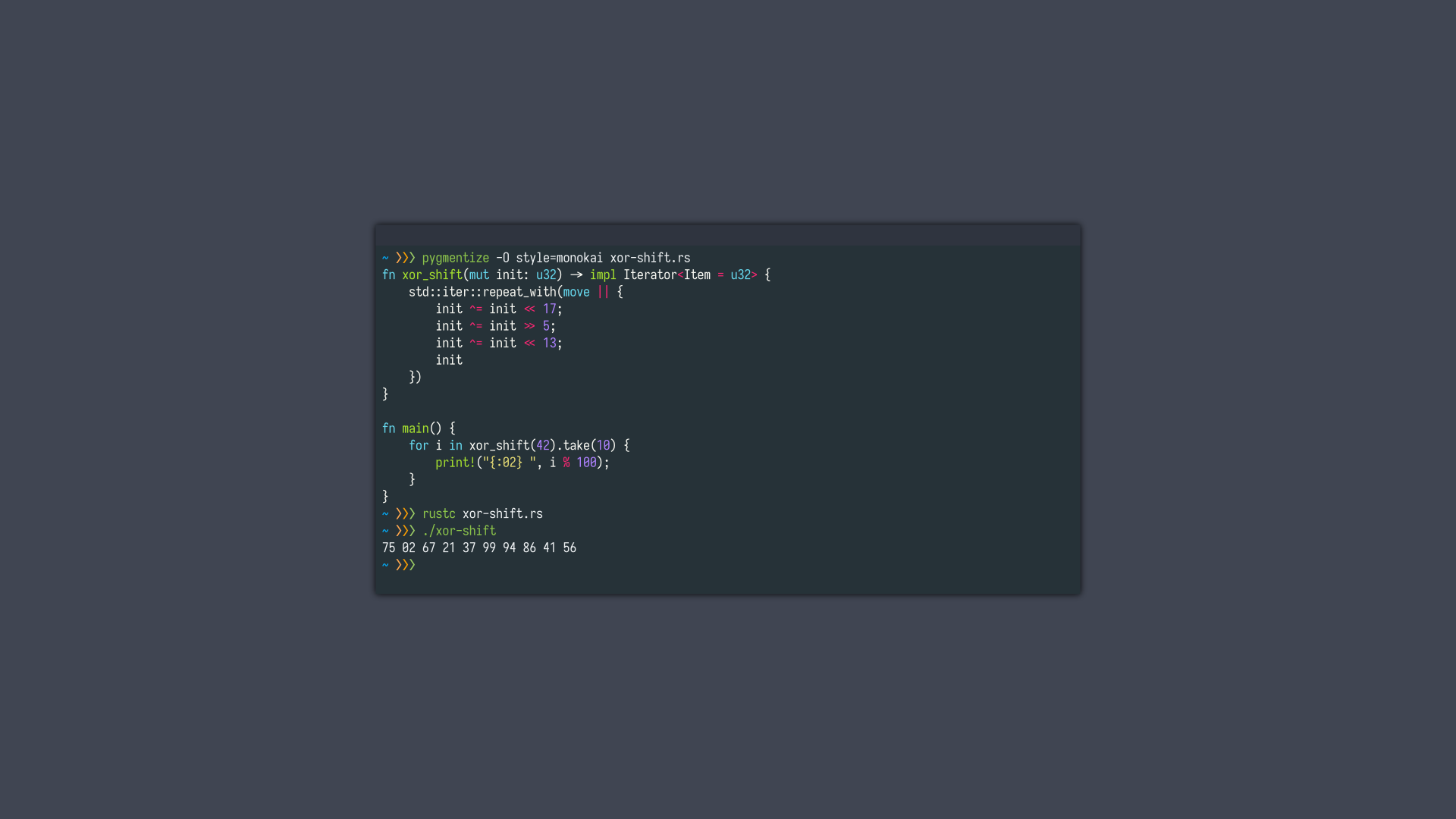 Rust (programming language), code, programming, syntax highlighting, programming language, minimalism, simple background, terminalsx1080 Wallpaper