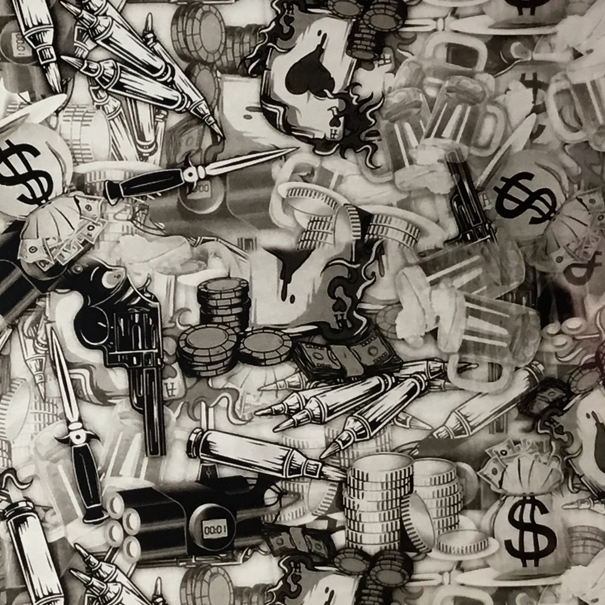 DIP WIZARD HYDROGRAPHIC DIP KIT MAFIA, GANGSTER, STREET LIFE