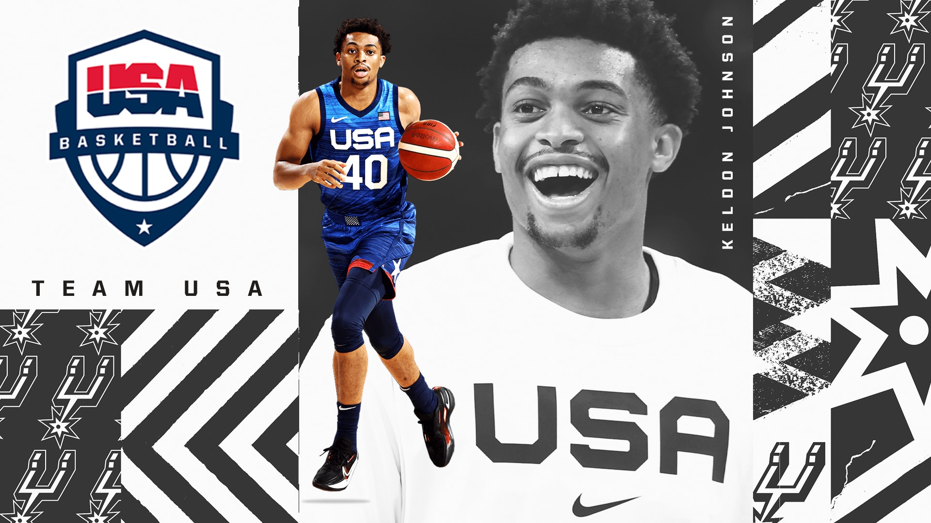 KELDON JOHNSON NAMED TO 2020 U.S. OLYMPIC MEN'S BASKETBALL TEAM