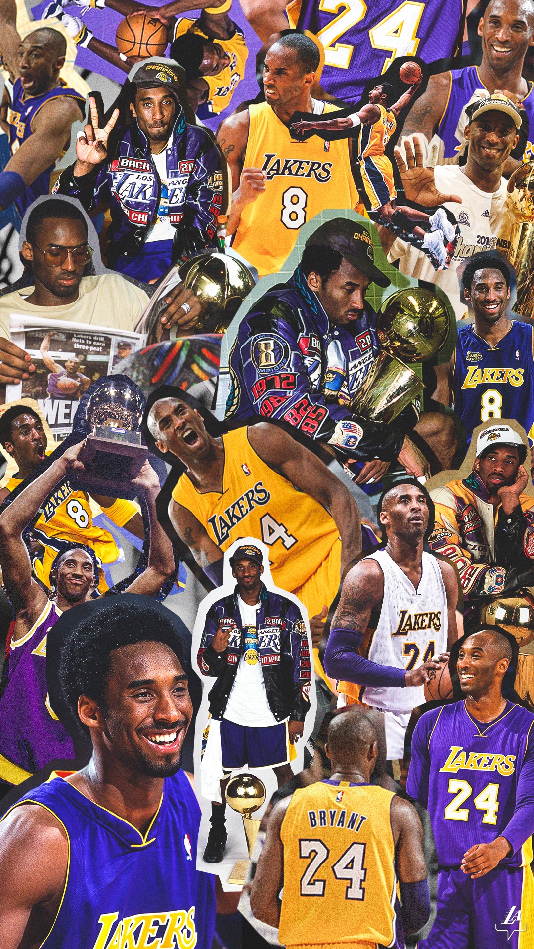 Bryant Kobe NBA Sports Super Star iPhone 8 Wallpapers Free Download