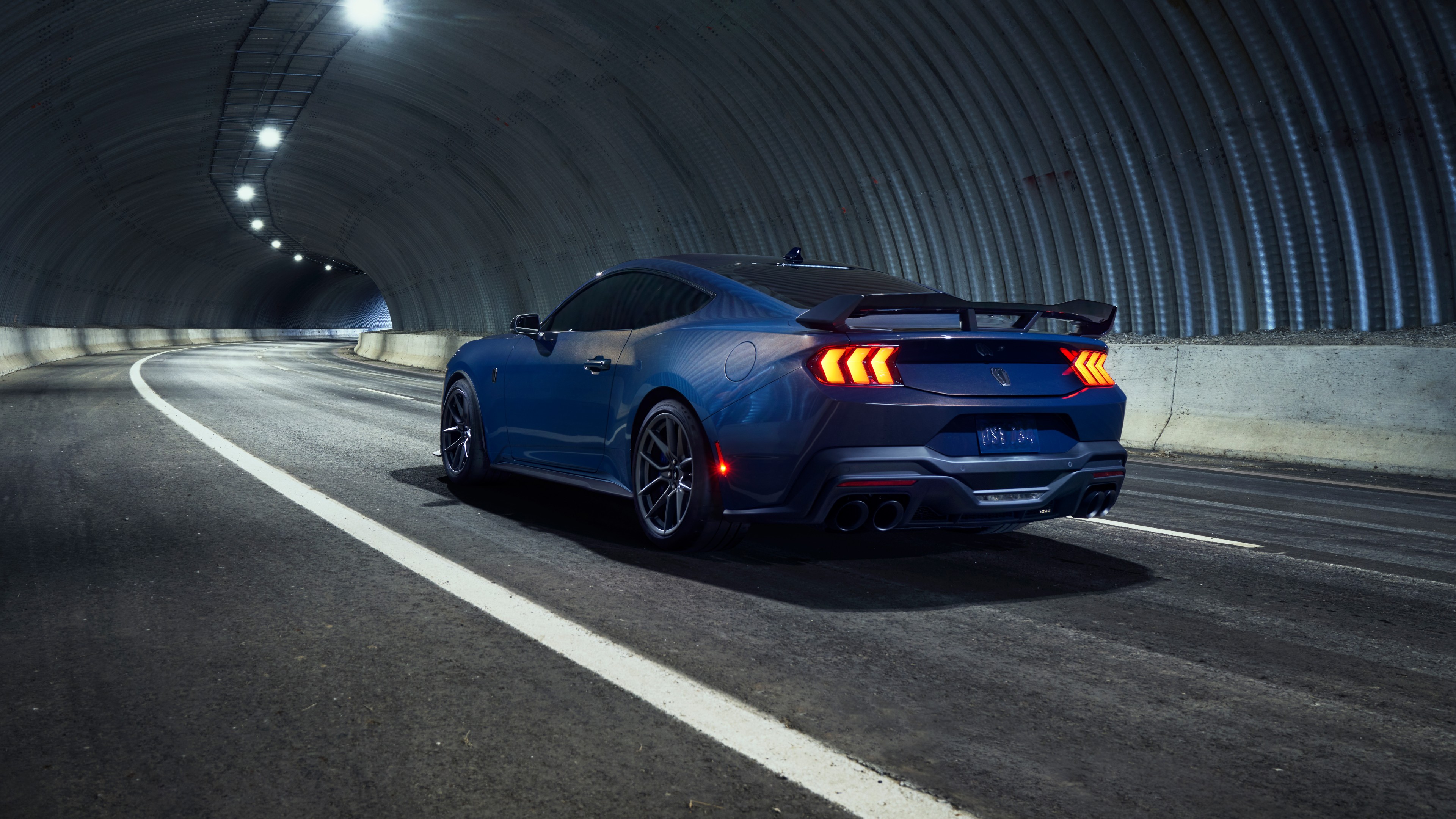 Ford Mustang Dark Horse 2024 4K 8K 4 Wallpaper Car Wallpaper