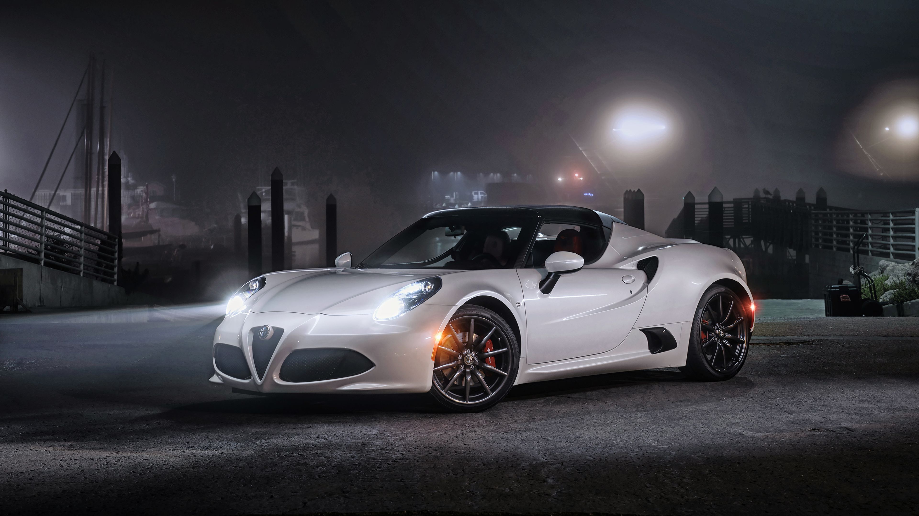 Alfa Romeo 4c Spider 4k Wallpaper alfa