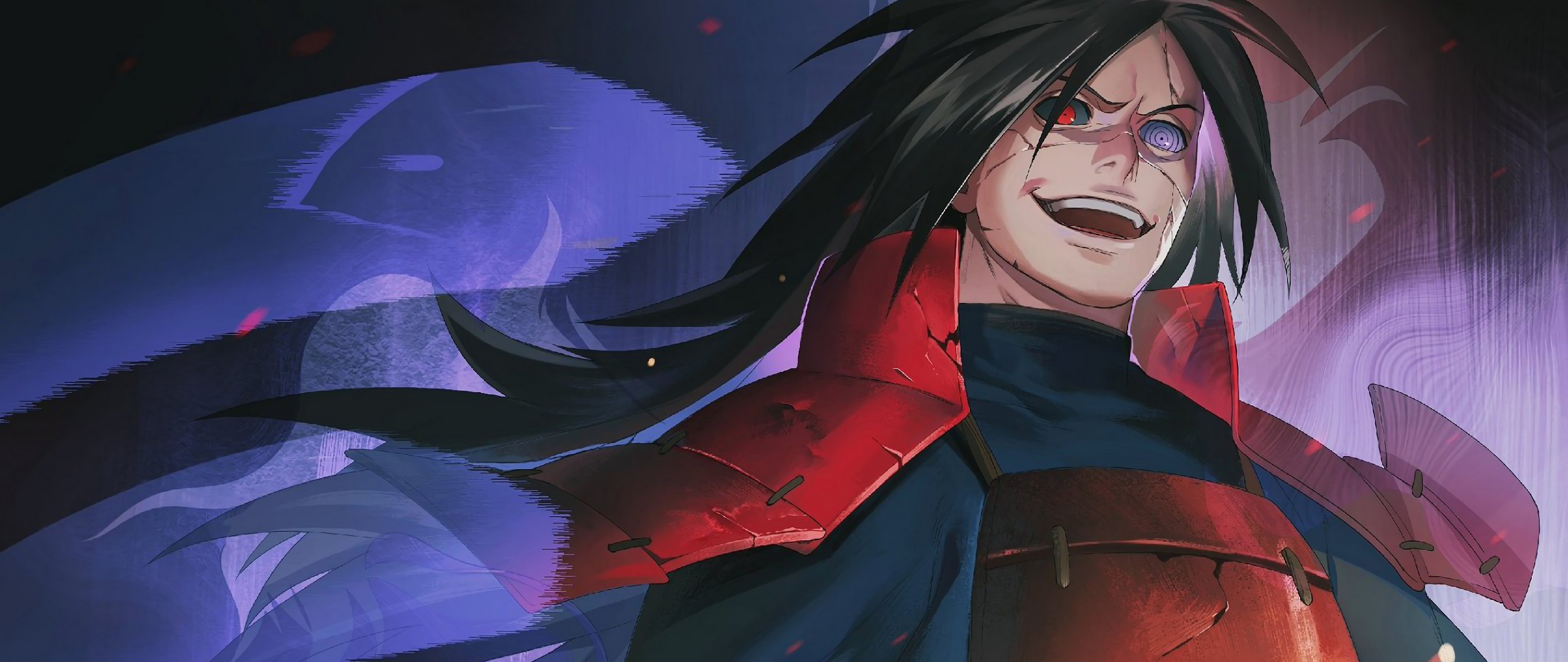 Madara Sharingan Rinnegan 4K Wallpaper