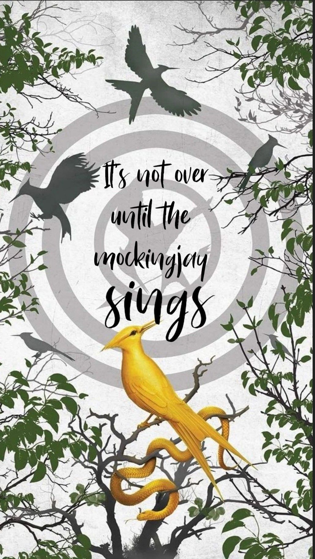 The ballad of songbirds and snakes quote wallpaper. Hunger games wallpaper, Hunger games fandom, Hunger games fan art