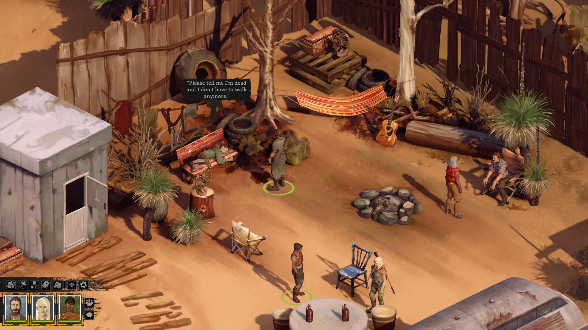 Broken Roads is a cRPG that reminds me of Fallout and Wasteland