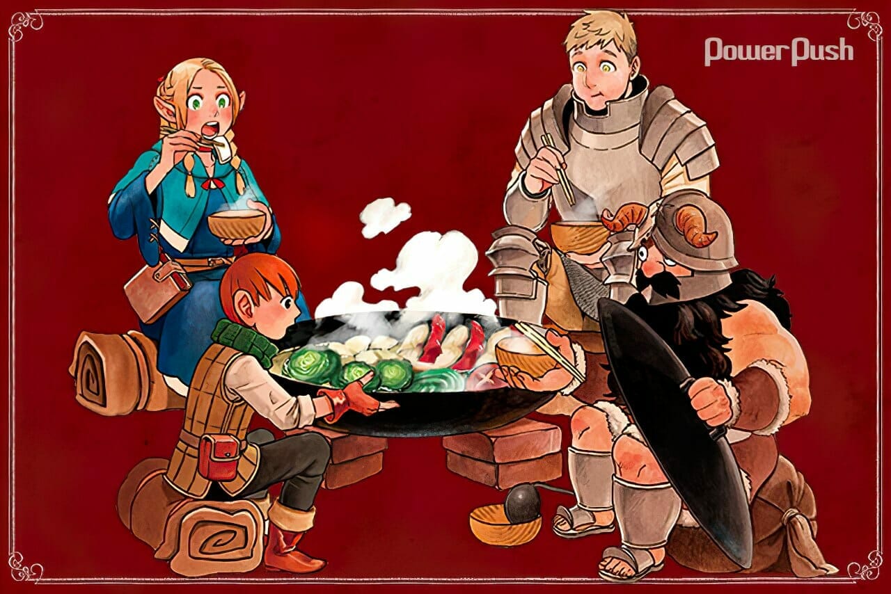 Delicious in Dungeon: Dungeon crawling with calories as heroes take on cooking