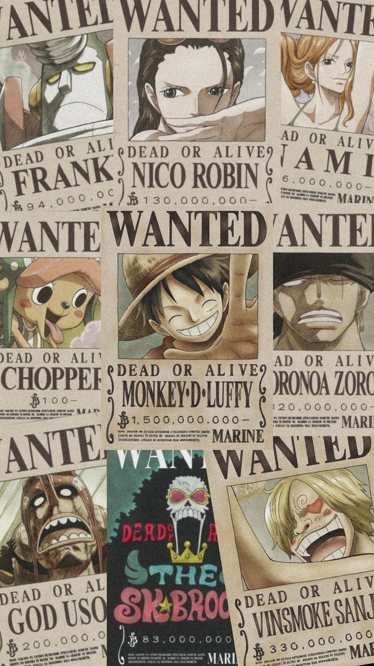 Poster Buronan One Piece. One piece theme, One piece cartoon, One piece wallpaper iphone