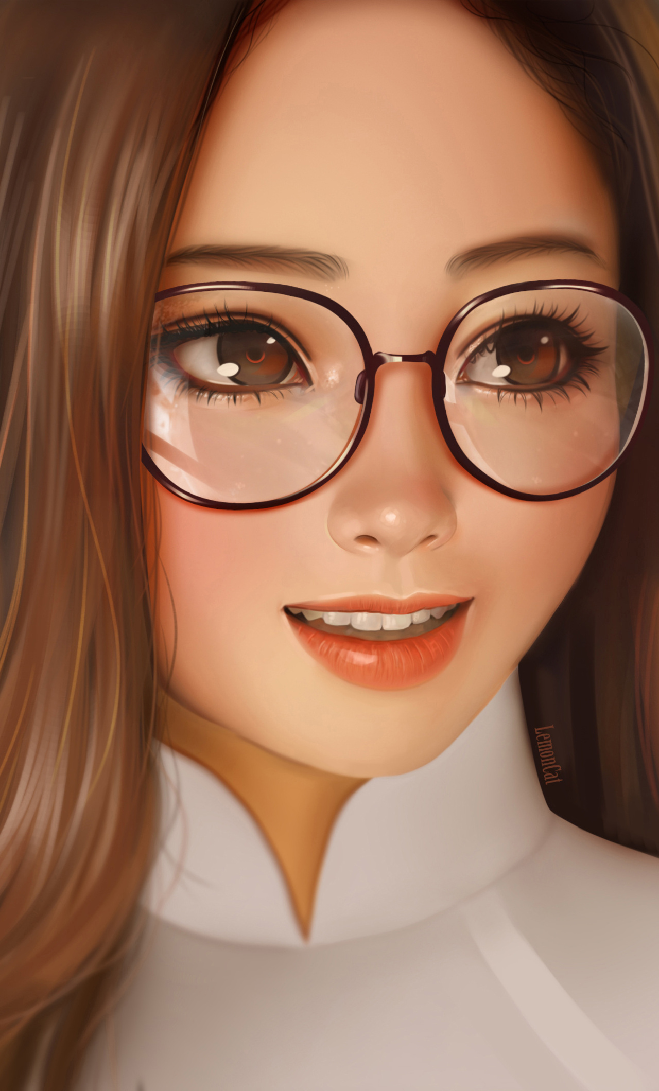 Cute Girl Artwork iPhone HD 4k Wallpaper, Image, Background, Photo and Picture