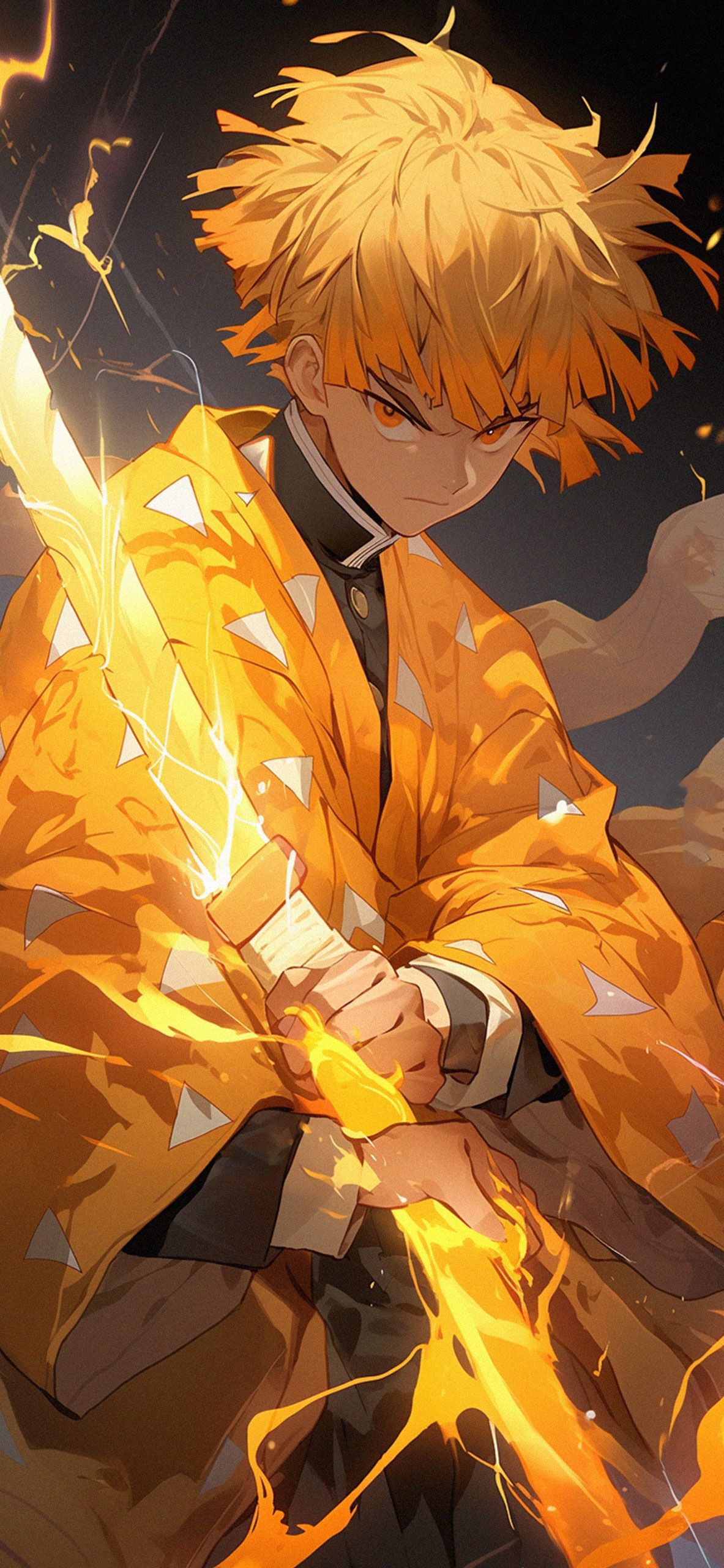 Demon Slayer Zenitsu Agatsuma Yellow