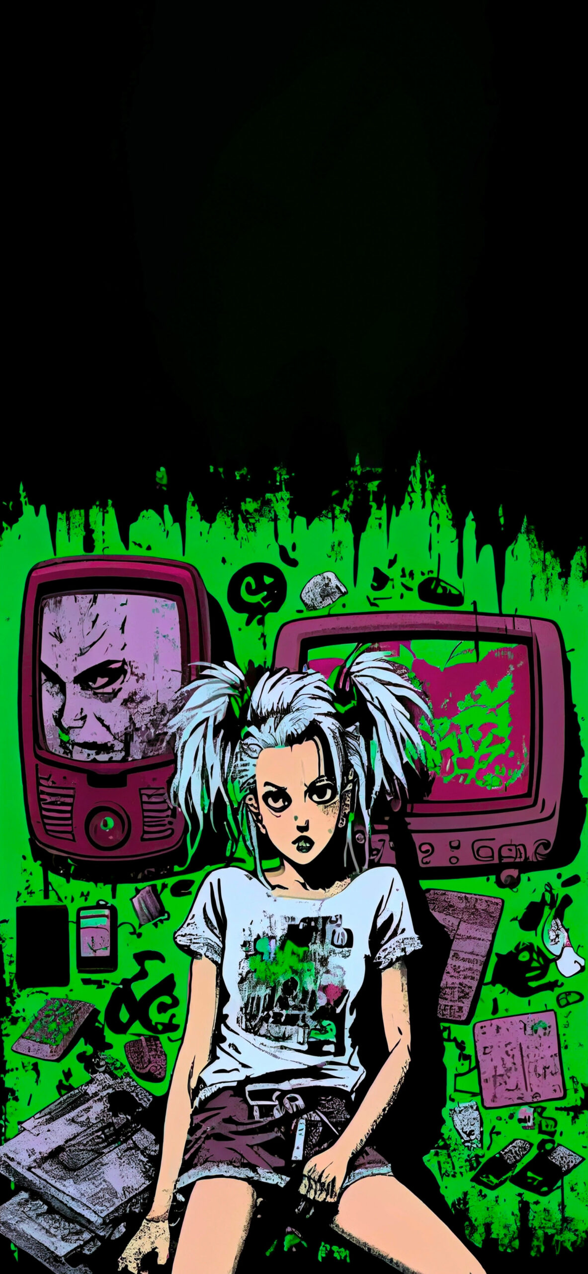 Grunge Girl Aesthetic Wallpaper