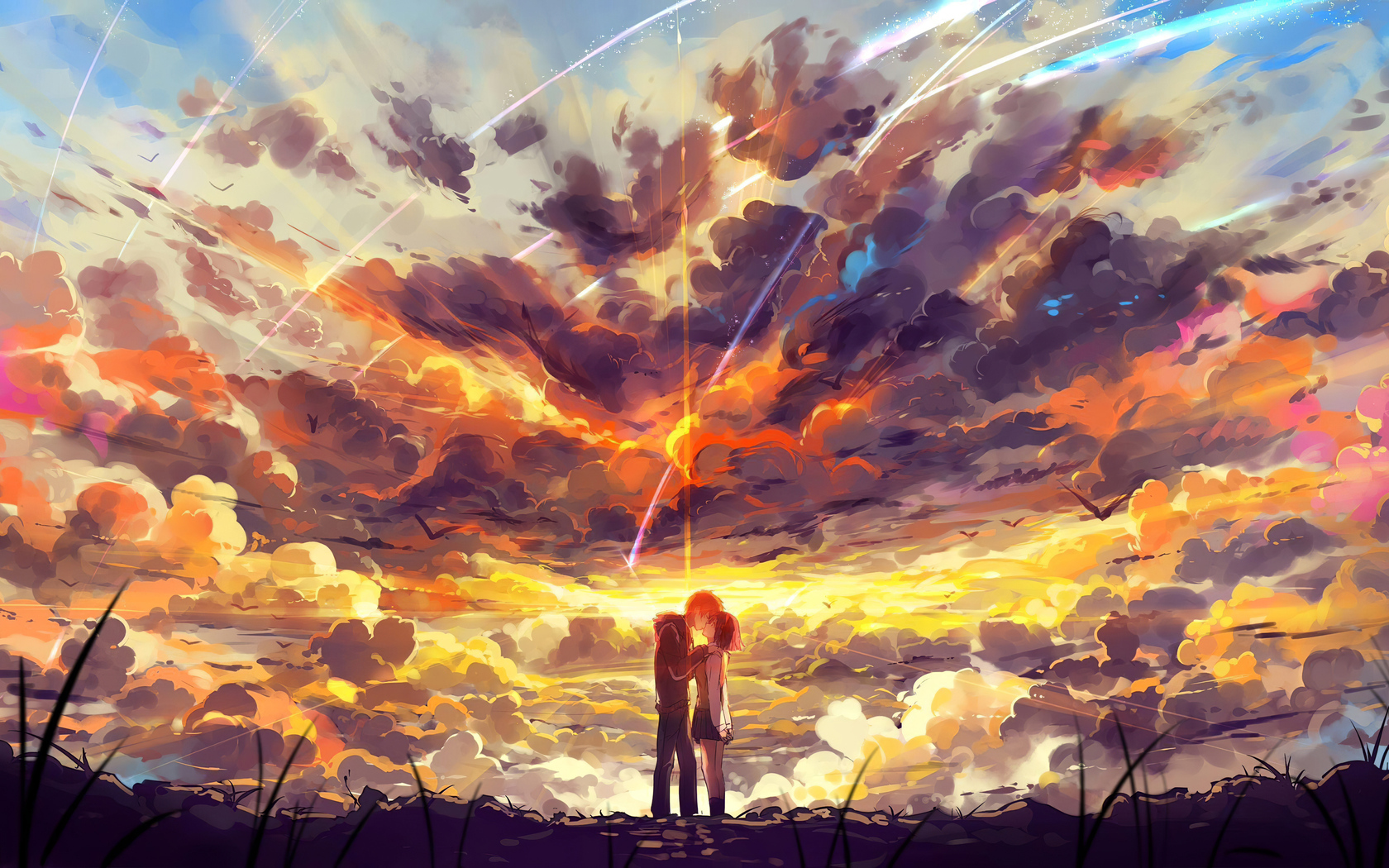 Kimi No Nawa Anime Couple 5k 1680x1050 Resolution HD 4k Wallpaper, Image, Background, Photo and Picture
