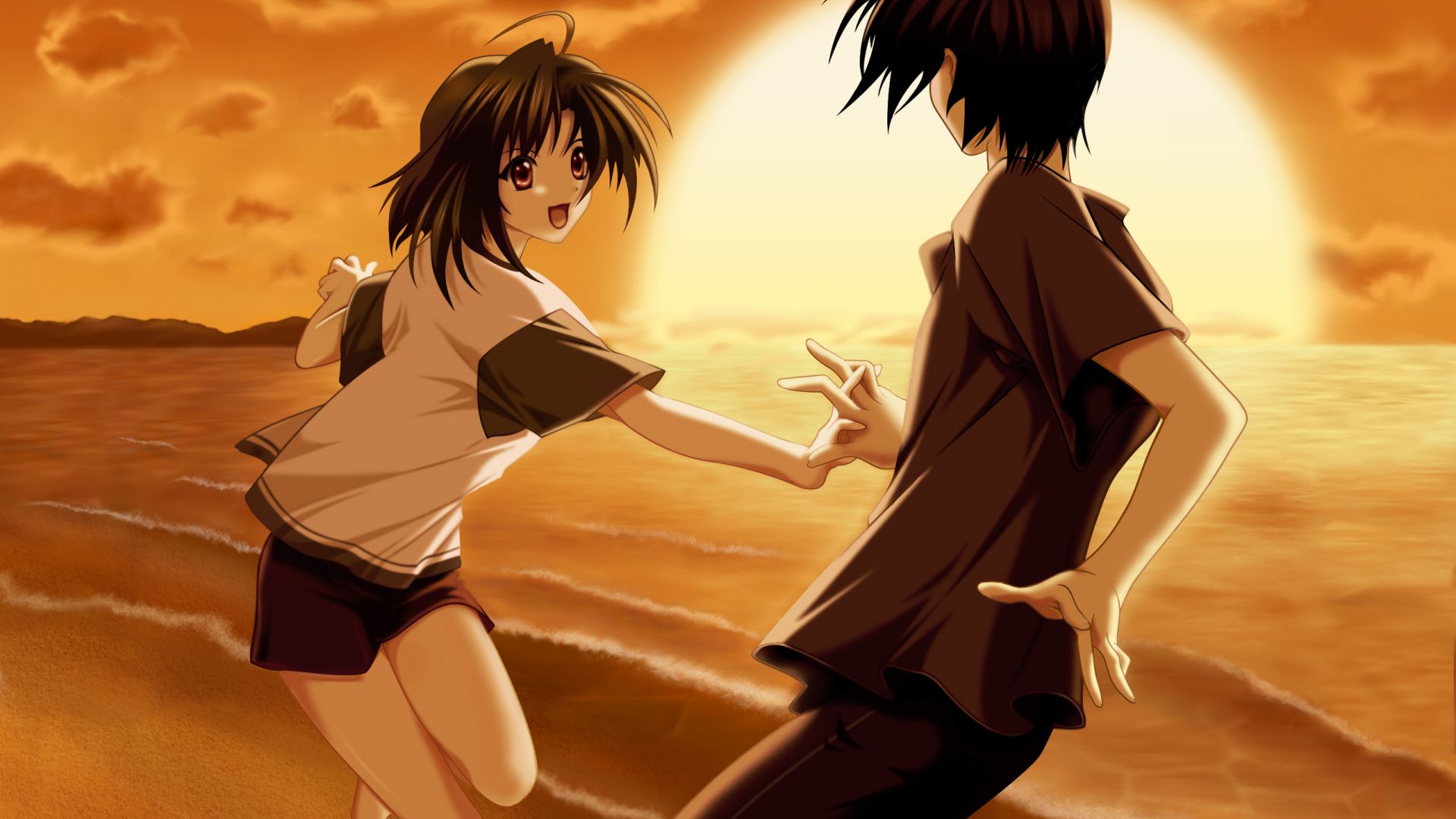 Desktop Wallpaper Pia Carrot E Youkoso!!, Anime Couple, HD Image, Picture, Background, Fc8wfb