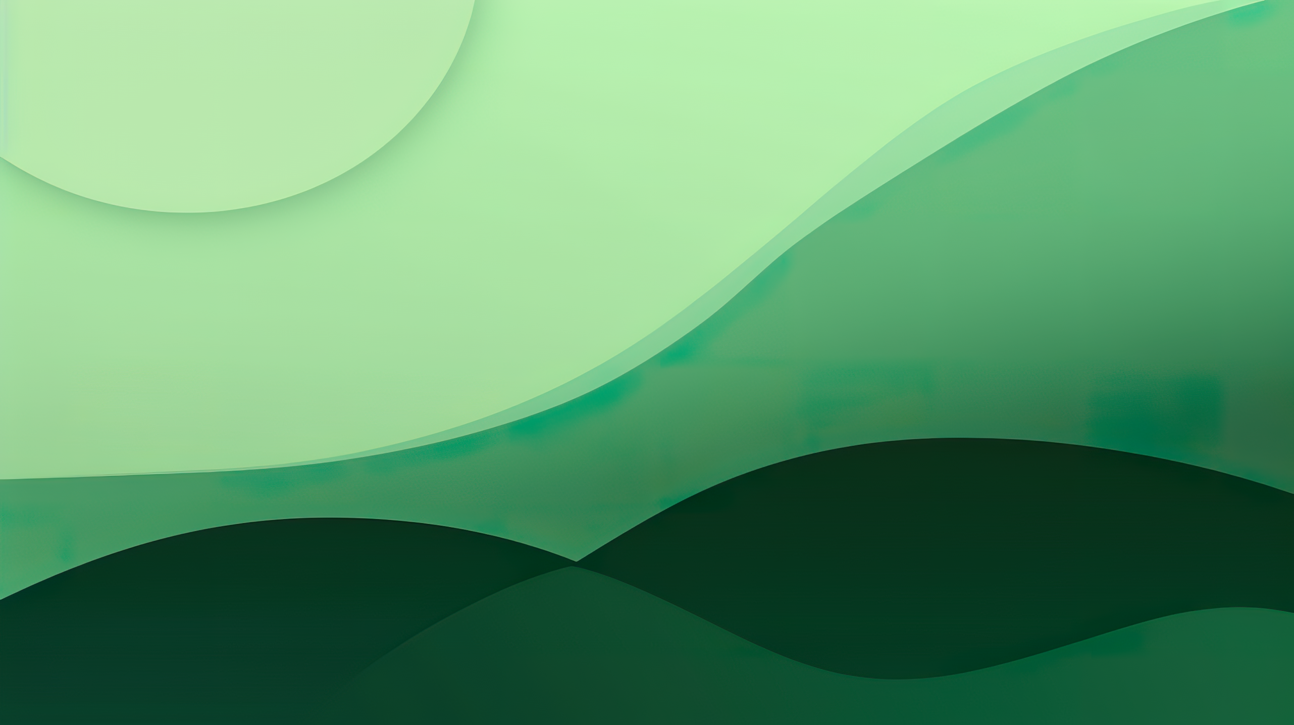 Abstract Minimalist Green Aesthetic Wallpaper
