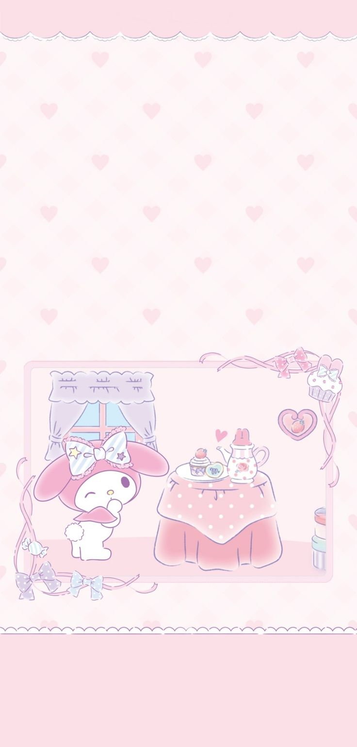 Kawaii wallpaper page. Kawaii wallpaper, My melody wallpaper, Cute simple wallpaper