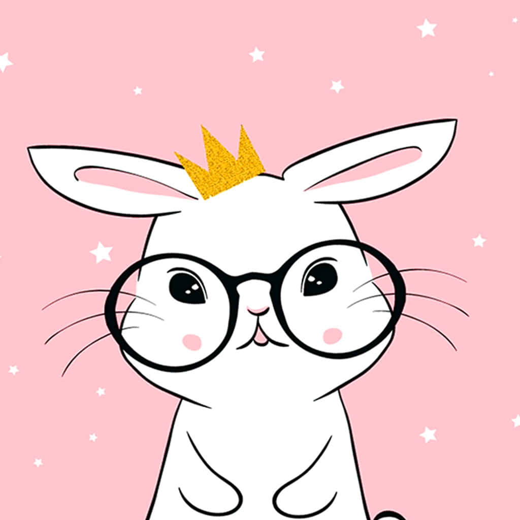 Download Cute Kawaii Bunny iPad Wallpaper