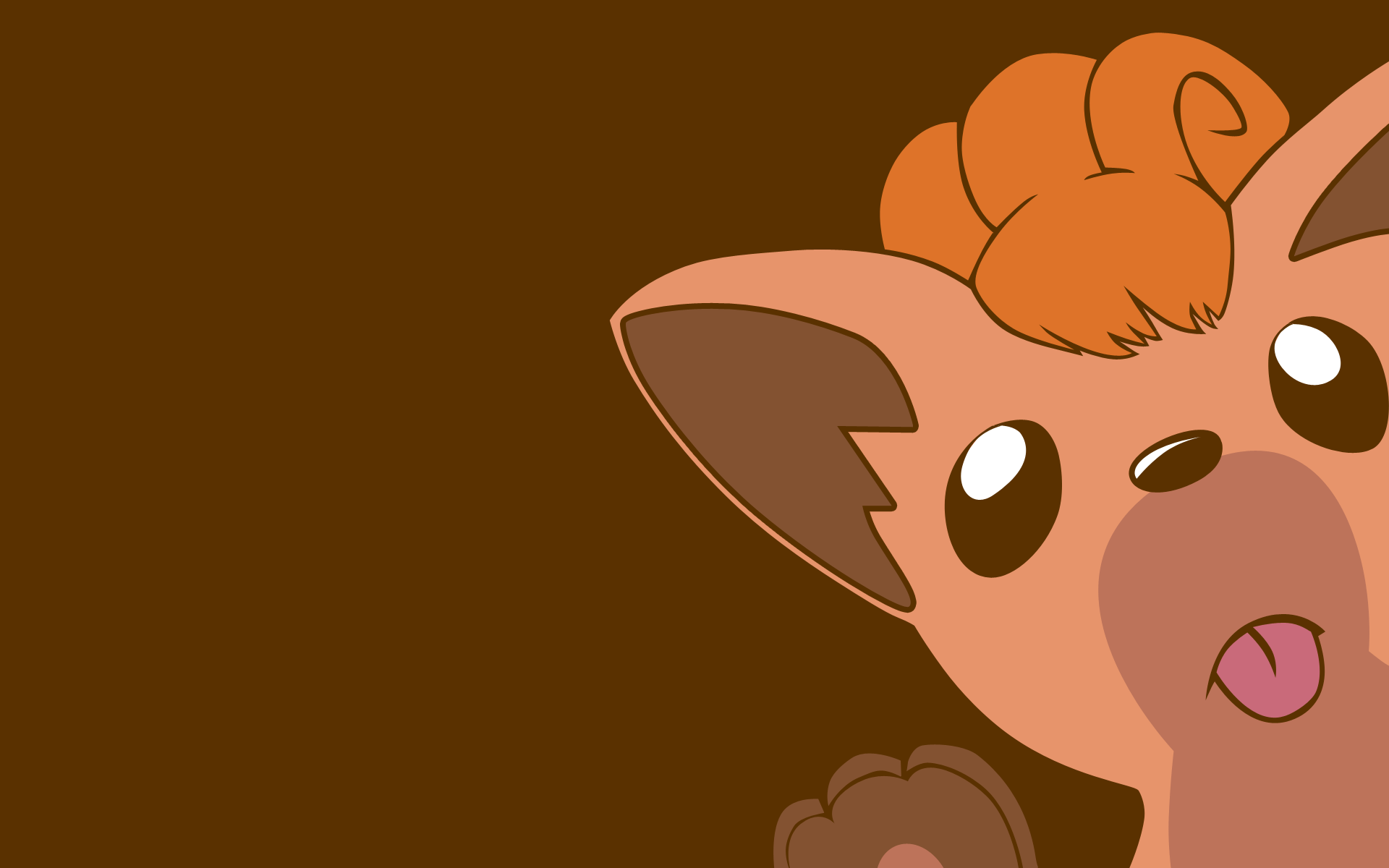 Made myself a simple Vulpix wallpaper