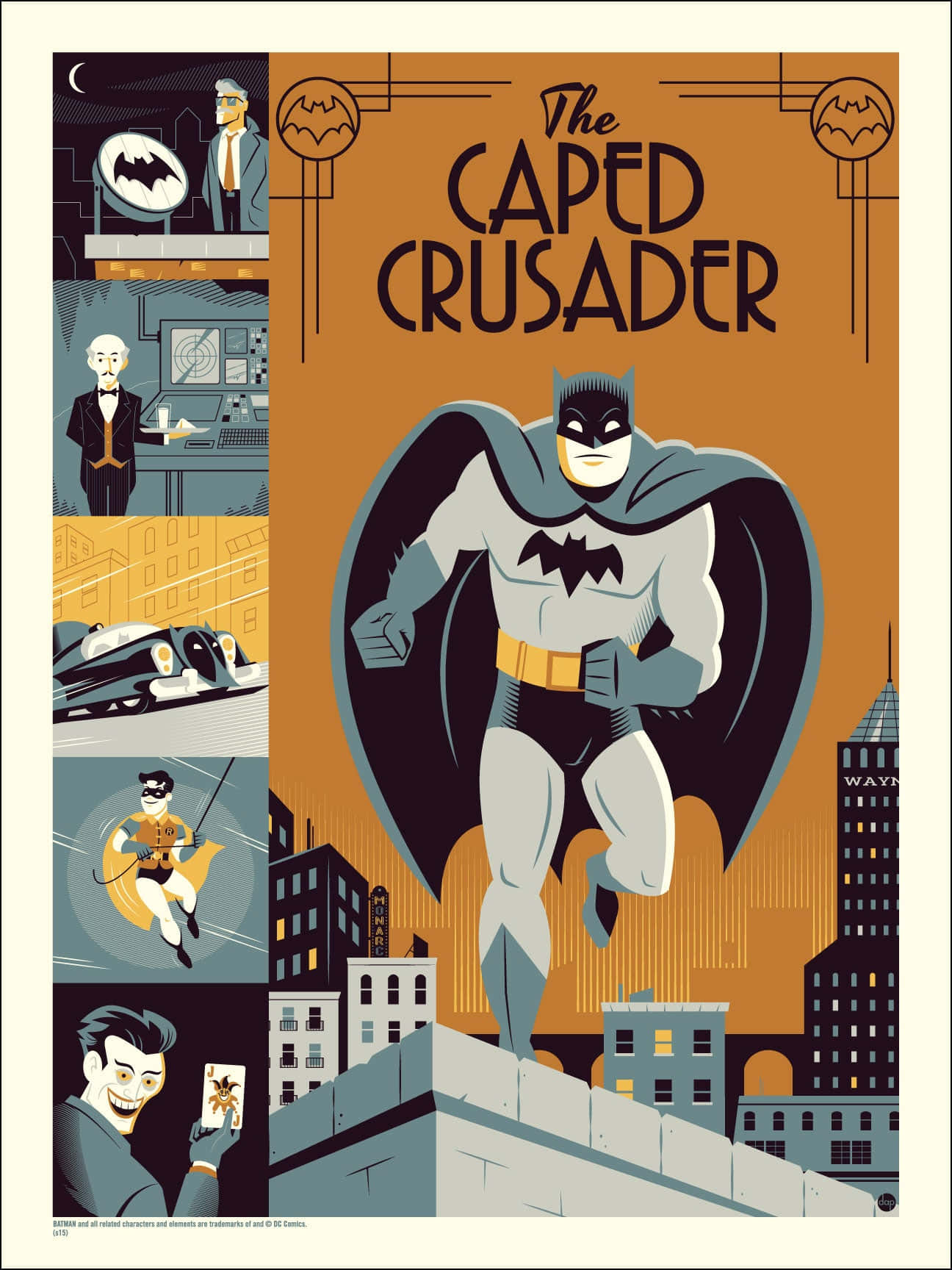 Download The Caped Crusader Soaring High Wallpaper