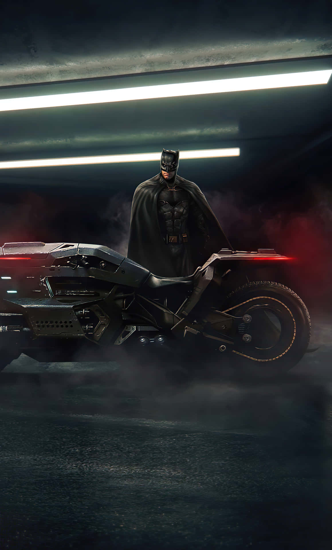 Download The Caped Crusader in Action Wallpaper