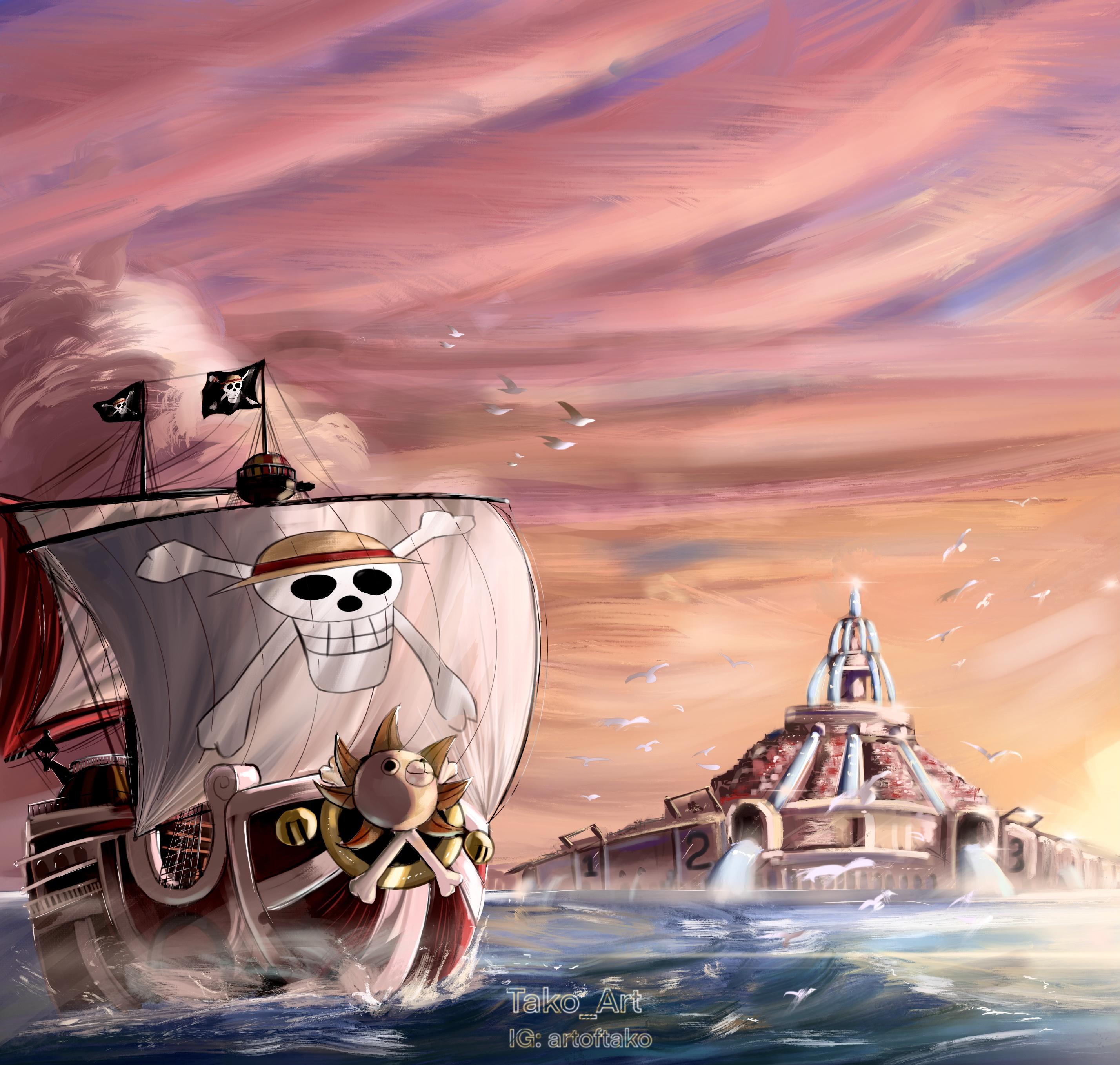 I wanted to share my painting of Water 7 (my favorite island) during sunrise