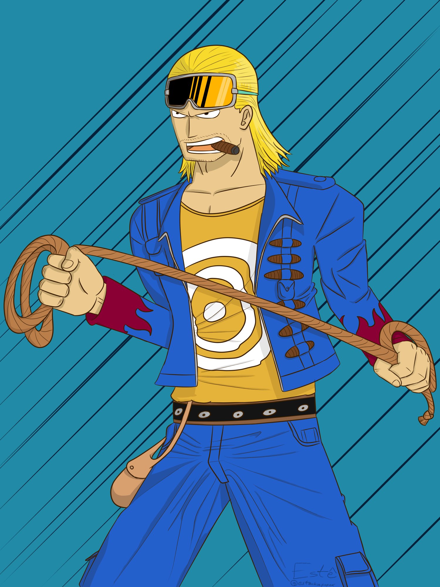Estechan (comms OPEN), one of the best shipwrights from Water 7 from One Piece #OnePiece #ワンピース
