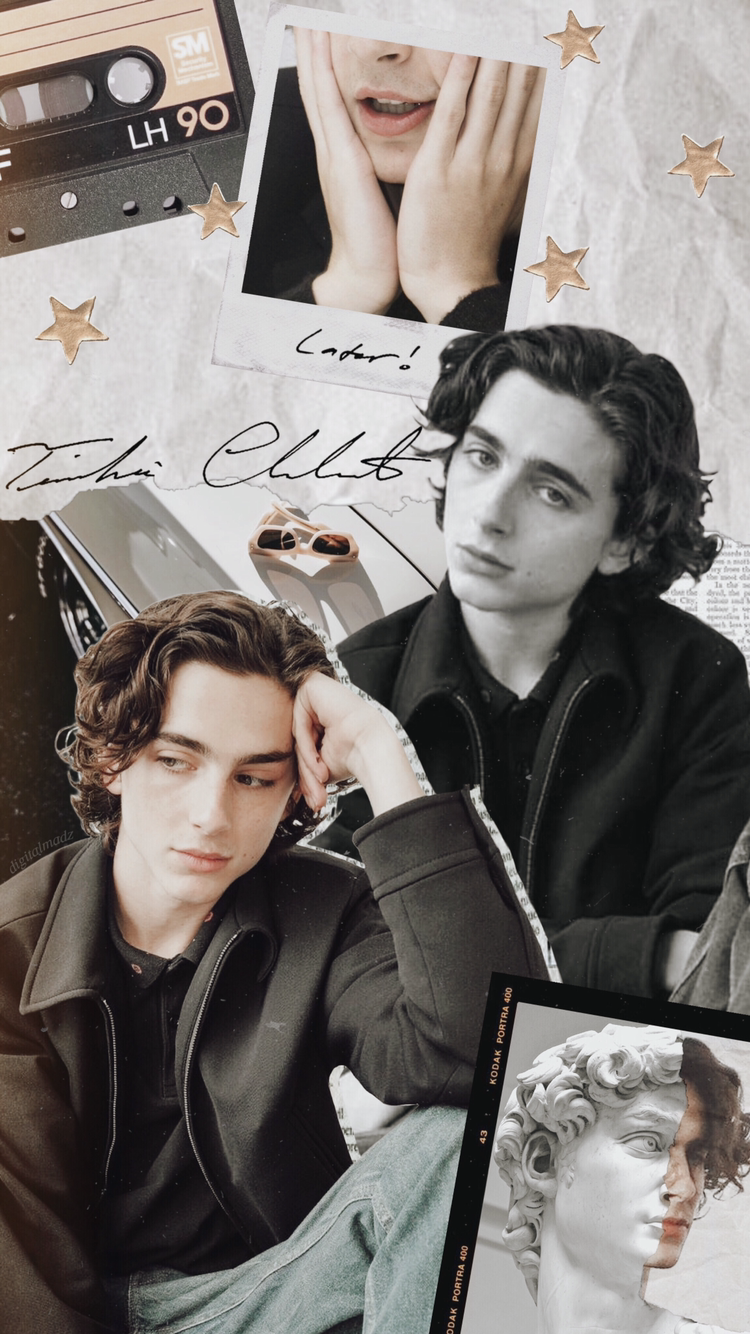 Timotheé Chalamet wallpaper by digitalmadz. Timothee chalamet, Aesthetic lockscreens, Wallpaper