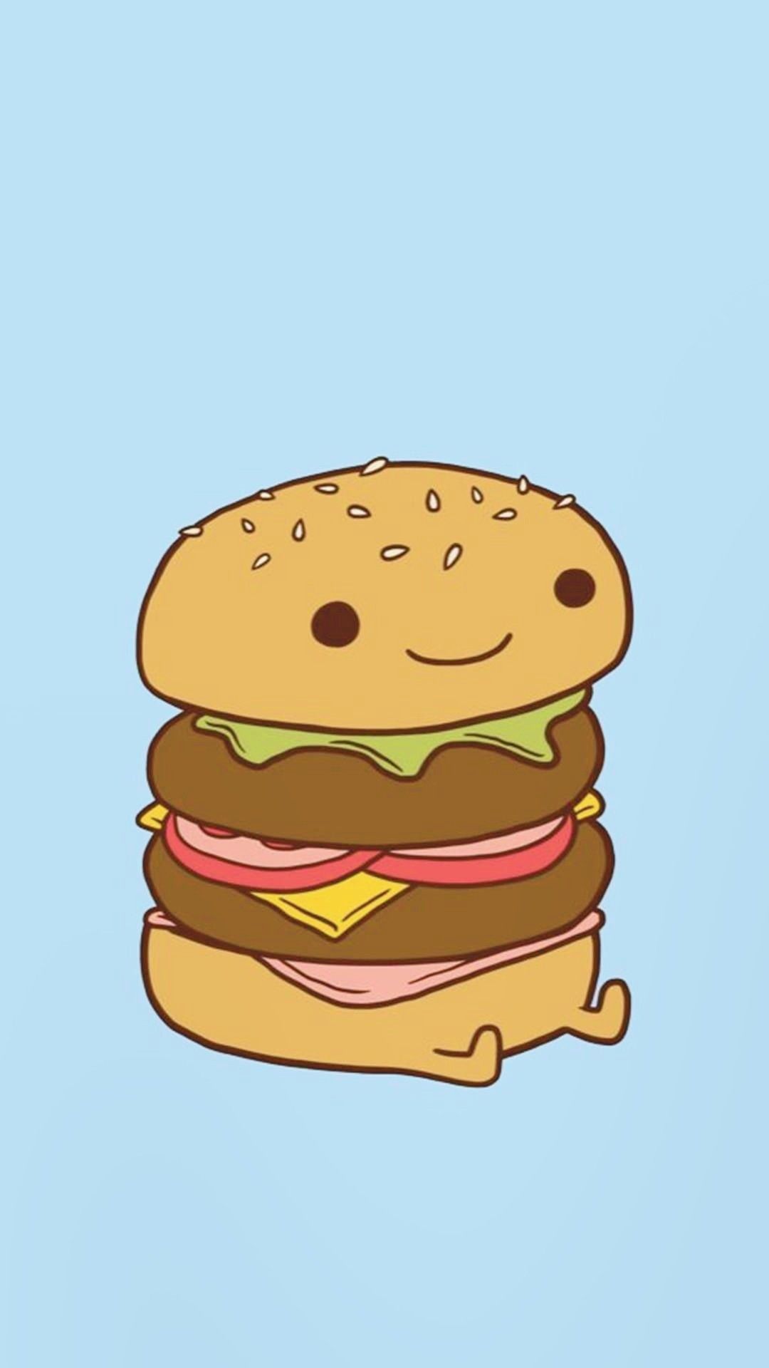 Food Wallpaper. Cute cartoon food, Cute food wallpaper, Food wallpaper