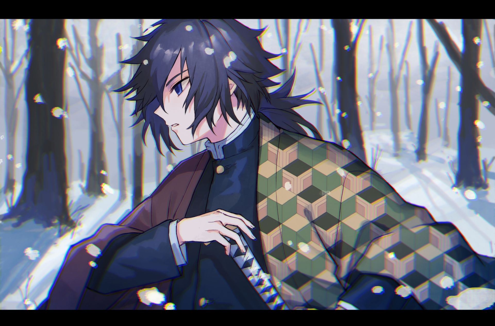 HD desktop wallpaper: Anime, Demon Slayer: Kimetsu No Yaiba, Giyuu Tomioka download free picture