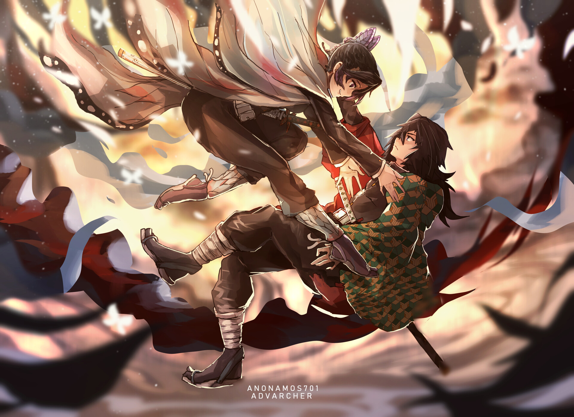 GiyuShino (Demon Slayer) HD Wallpaper and Background