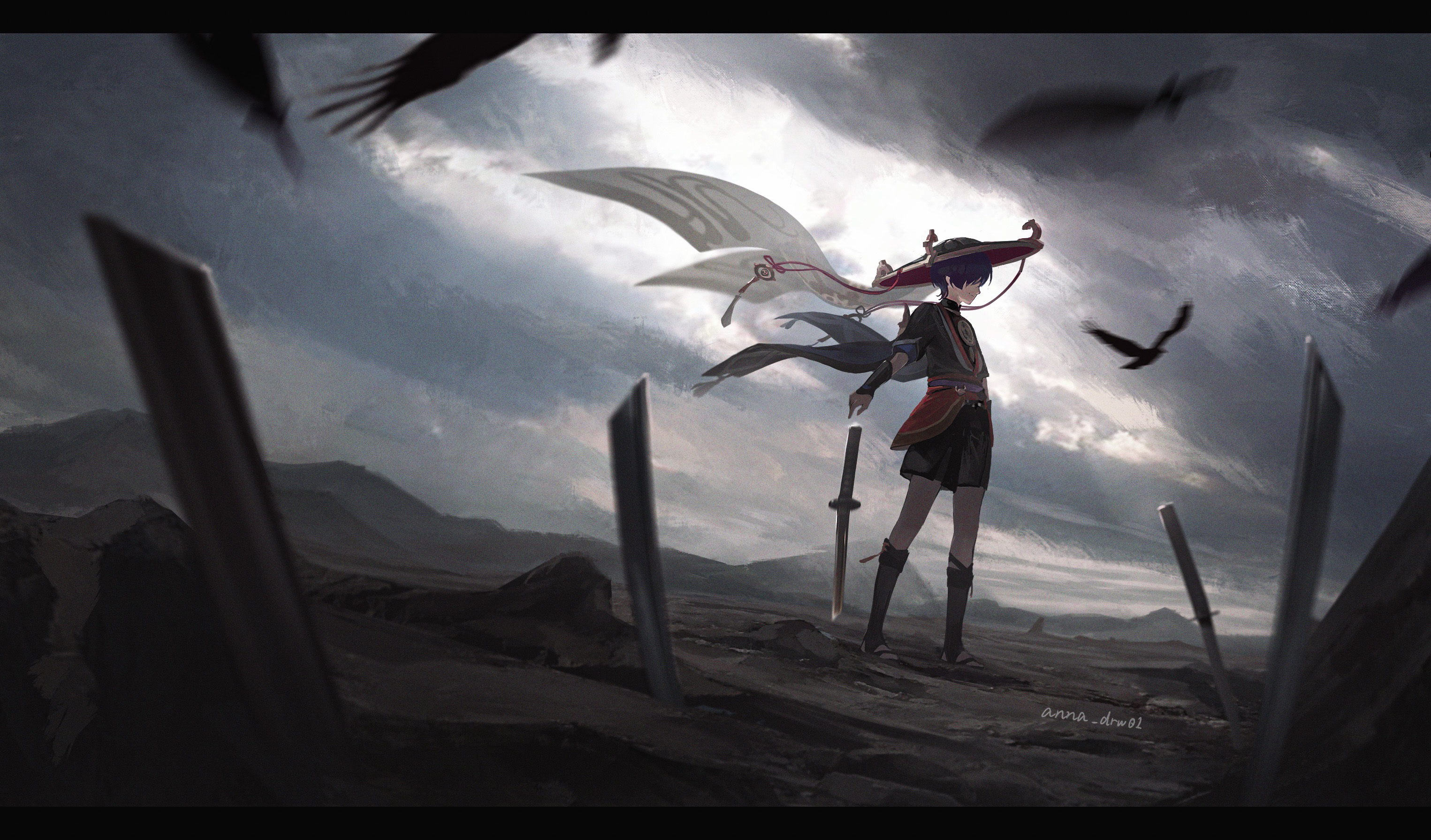 Wanderer (Genshin Impact) Anime Image Board