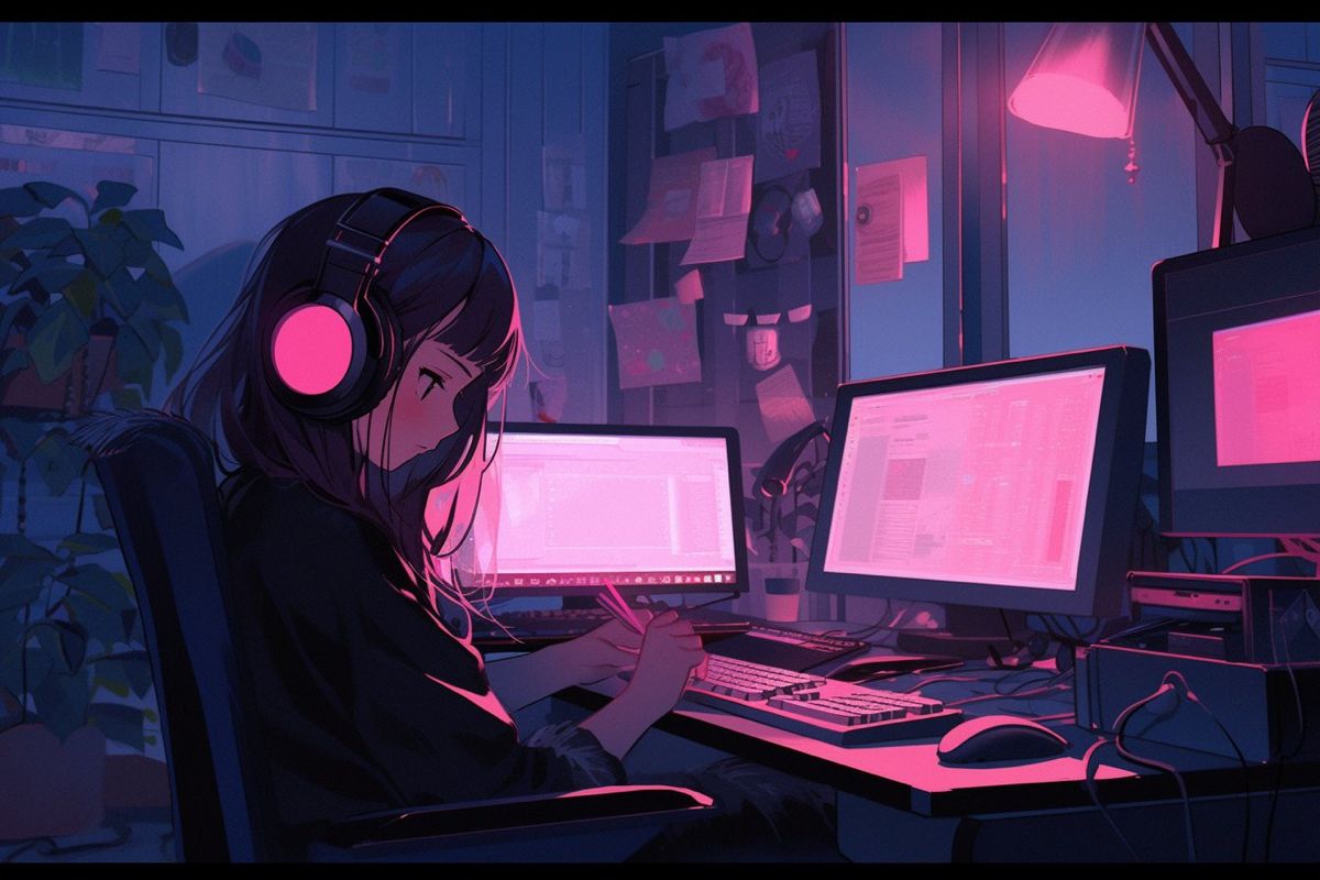 스타일. Digital art anime, Cool anime wallpaper, Anime art beautiful