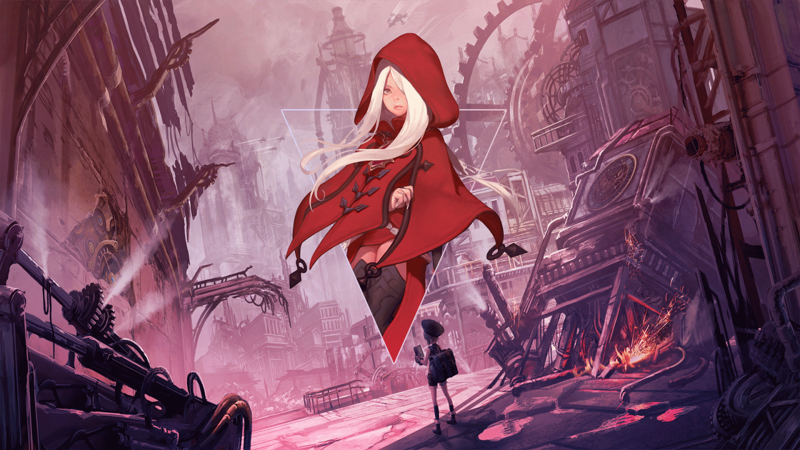 Wallpaper, anime girls, argenta, Dragon Nest, Video Game Art, video games, PC gaming, digital art, Photohop, picture in picture, piture in picture 1920x1080