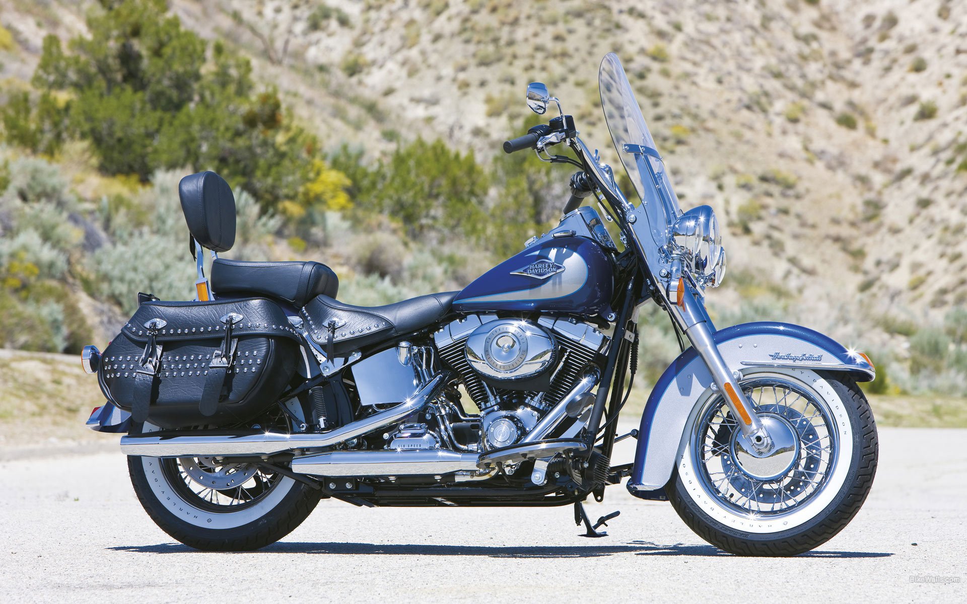 Vehicles Harley Davidson Heritage Softail HD Wallpaper