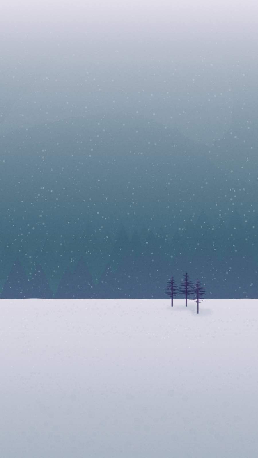 Snow Minimal iPhone Wallpaper. iPhone wallpaper, Wallpaper iphone christmas, Wallpaper