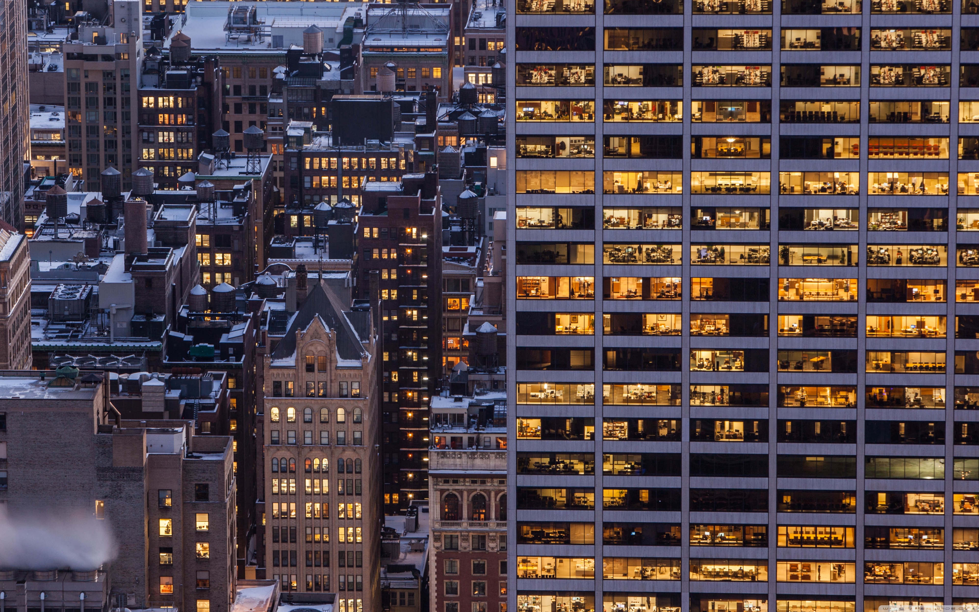 New York City Winter Ultra HD Desktop Background Wallpaper for 4K UHD TV, Widescreen & UltraWide Desktop & Laptop, Multi Display, Dual Monitor, Tablet