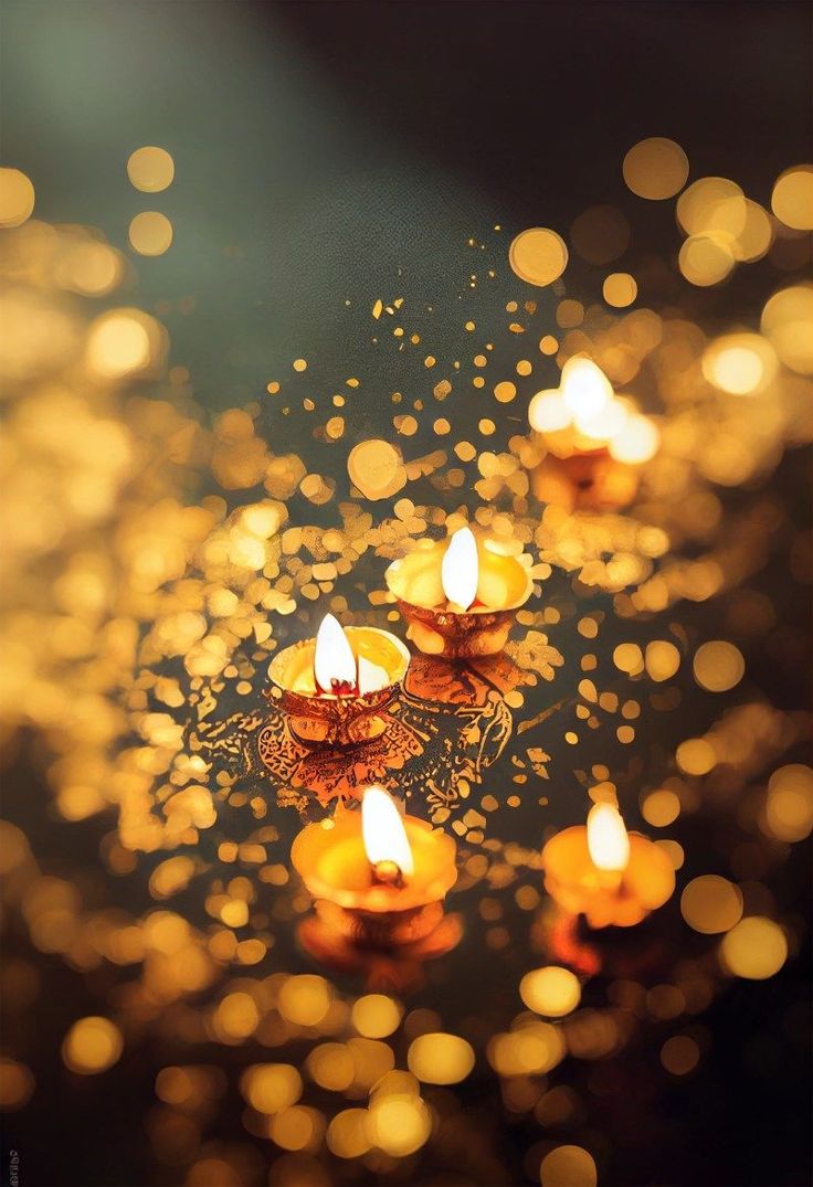 Free Diwali Diya Background