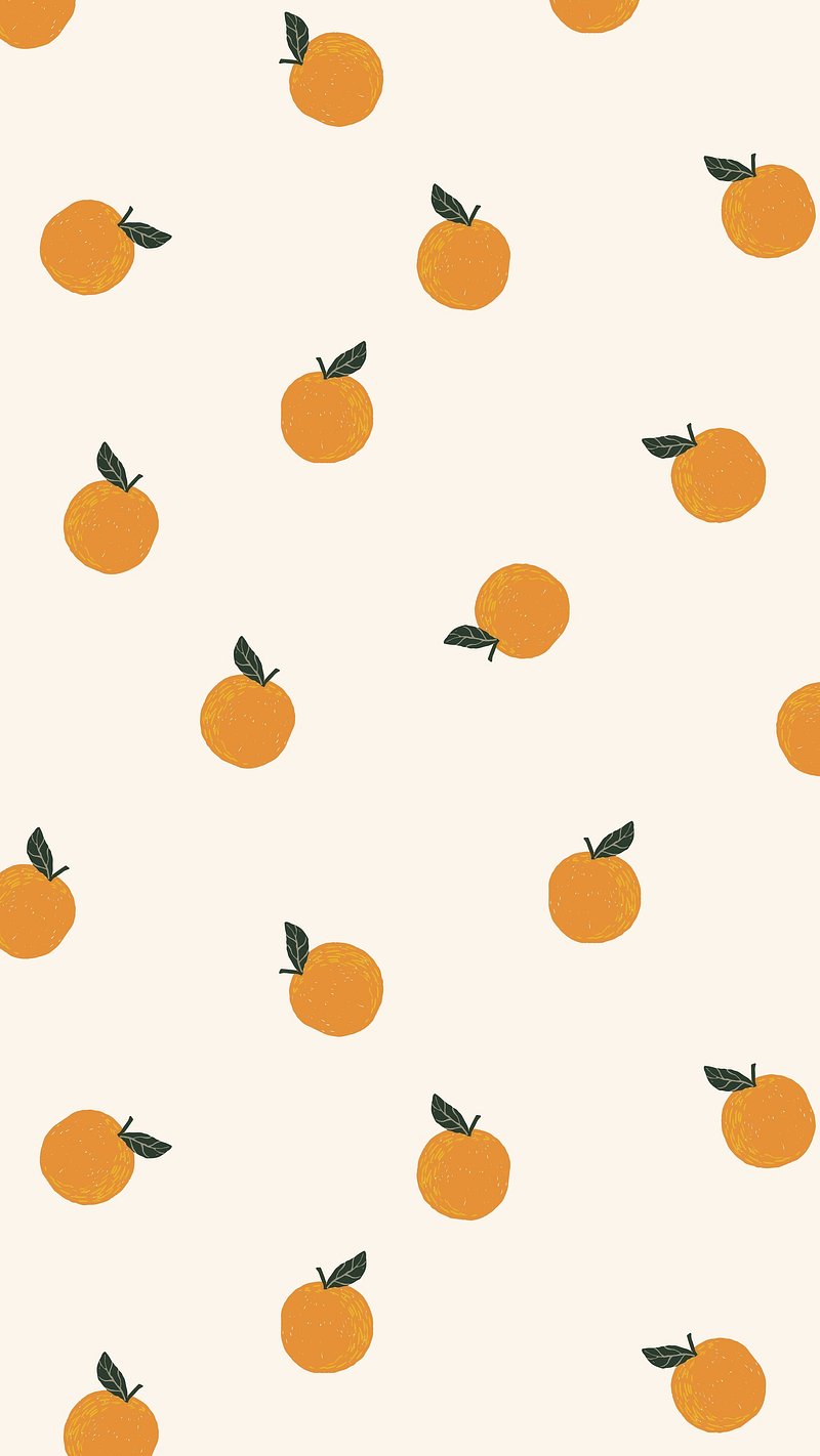 Orange iPhone wallpaper, mobile