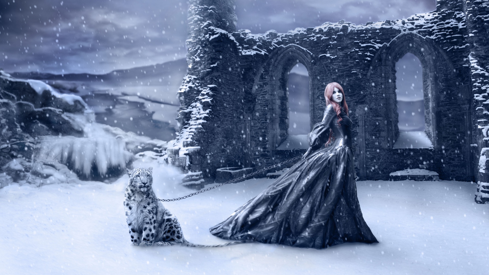 Fantasy Winter, High Definition, High Quality, Widescreen