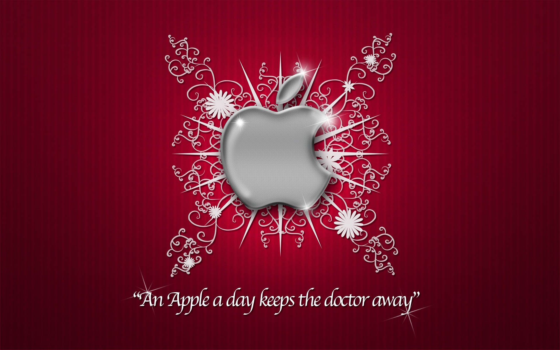 Apple Inc Wallpaper Apple a Day. Wallpaper Wallpaper 93025. Jul bakgrund, Wallpaper, Kreativ