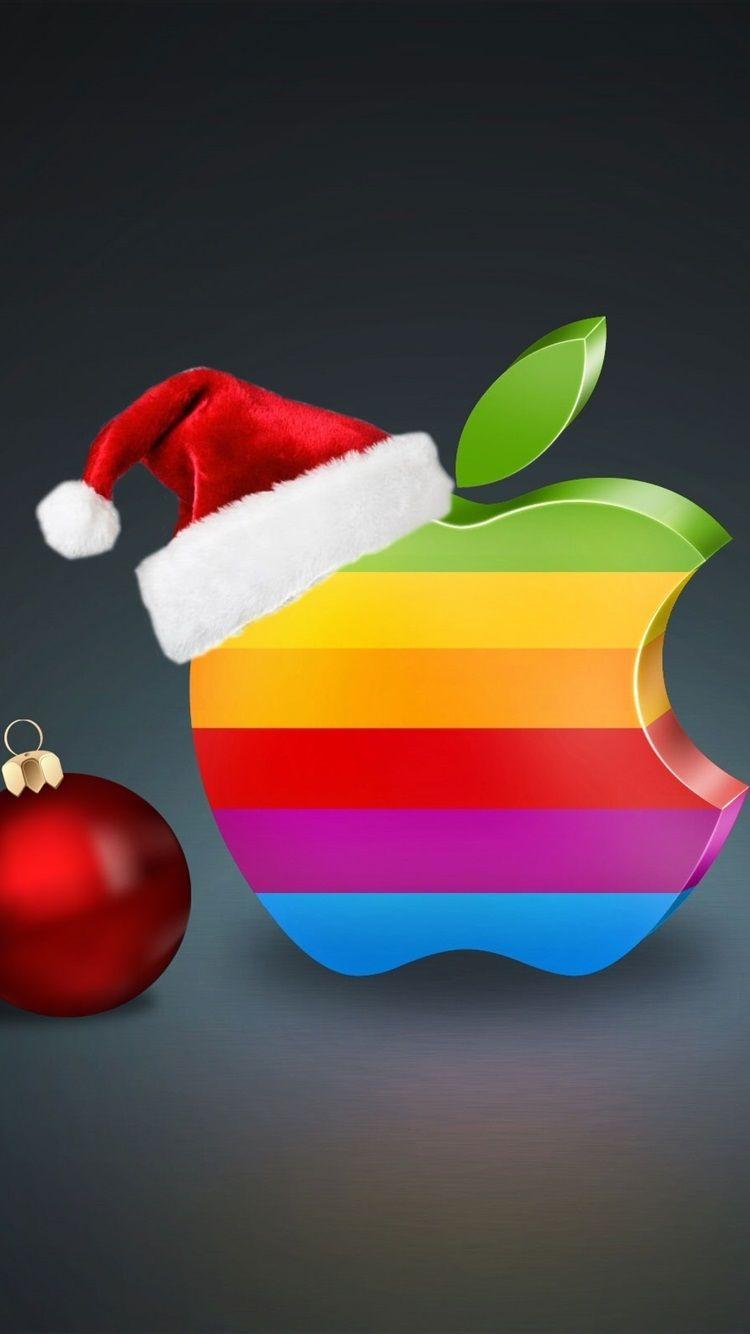 Apple Logo Christmas Wallpaper