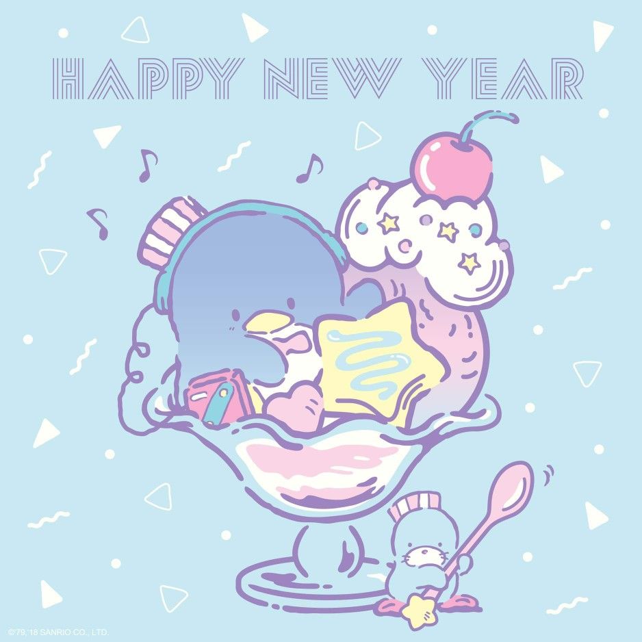 Happy New Year from Tuxedosam!. Sanrio wallpaper, Hello kitty characters, Hello kitty wallpaper