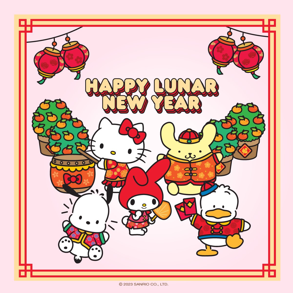 Sanrio #LunarNewYear from your Sanrio friends!