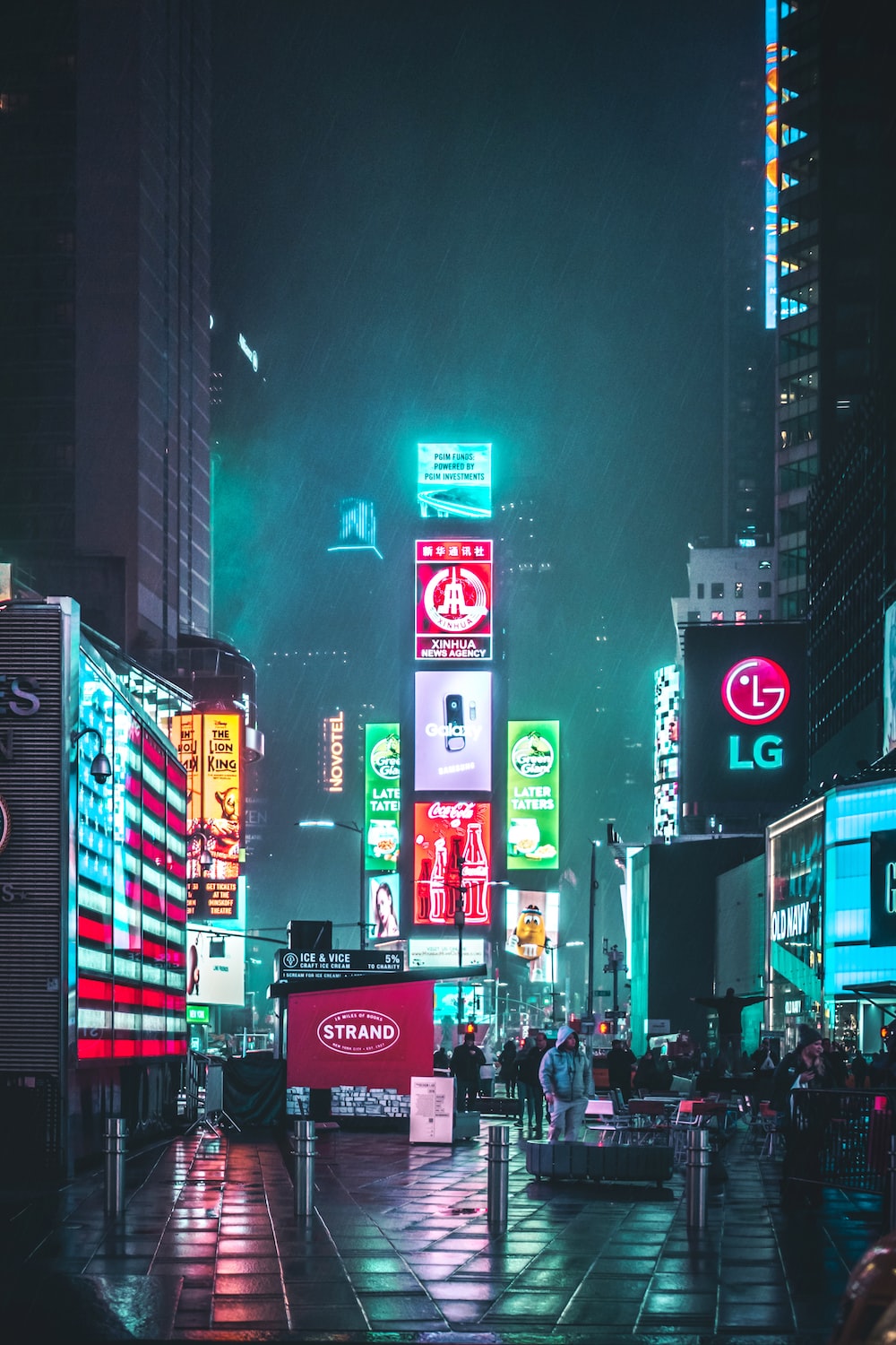 New York Night Picture. Download Free Image