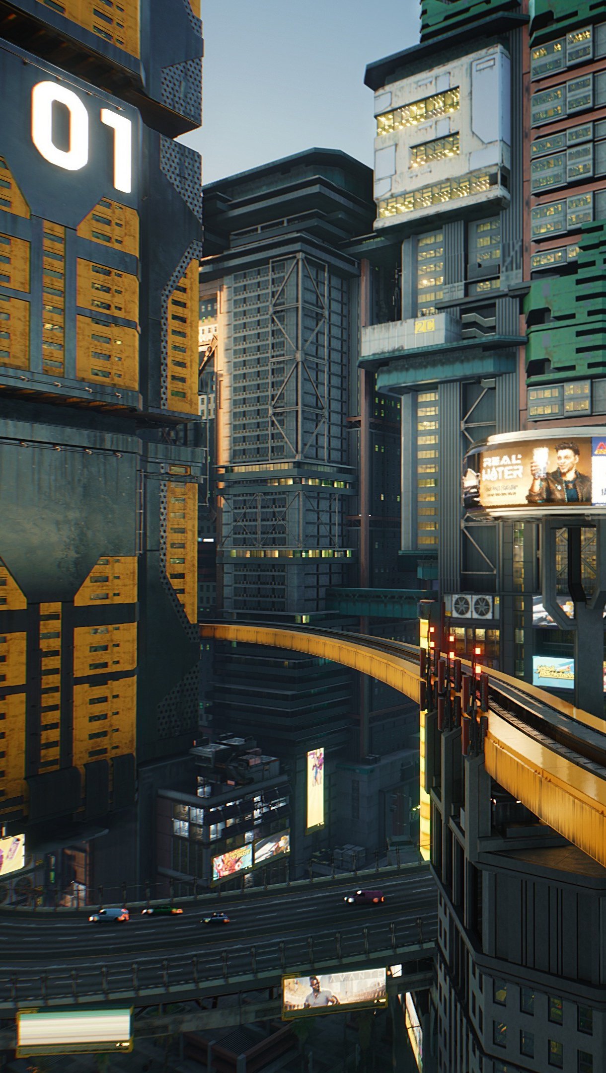 Cyberpunk 2077 City Buildings Wallpaper 4k Ultra HD