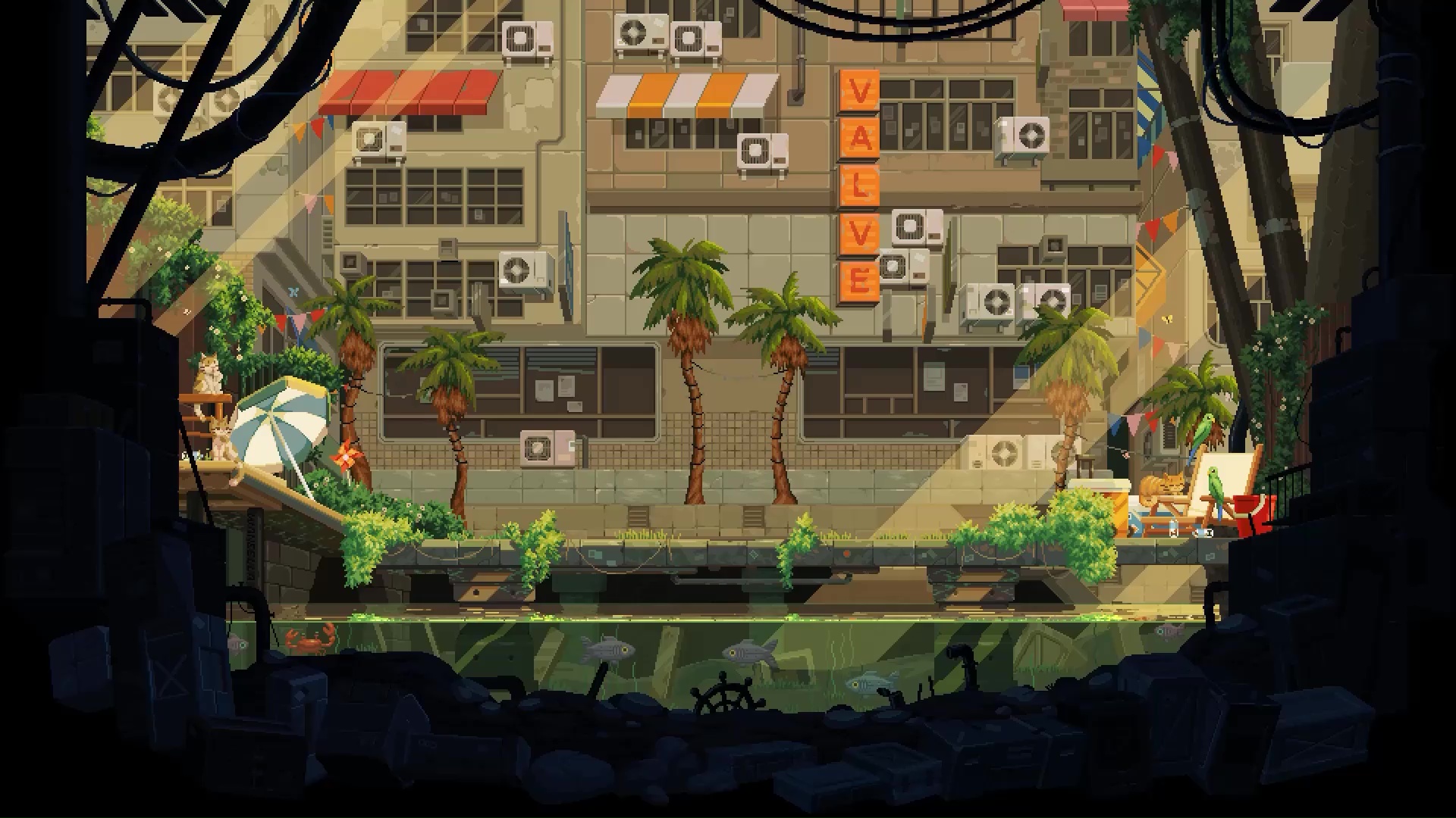City Day Pixel Live Wallpaper