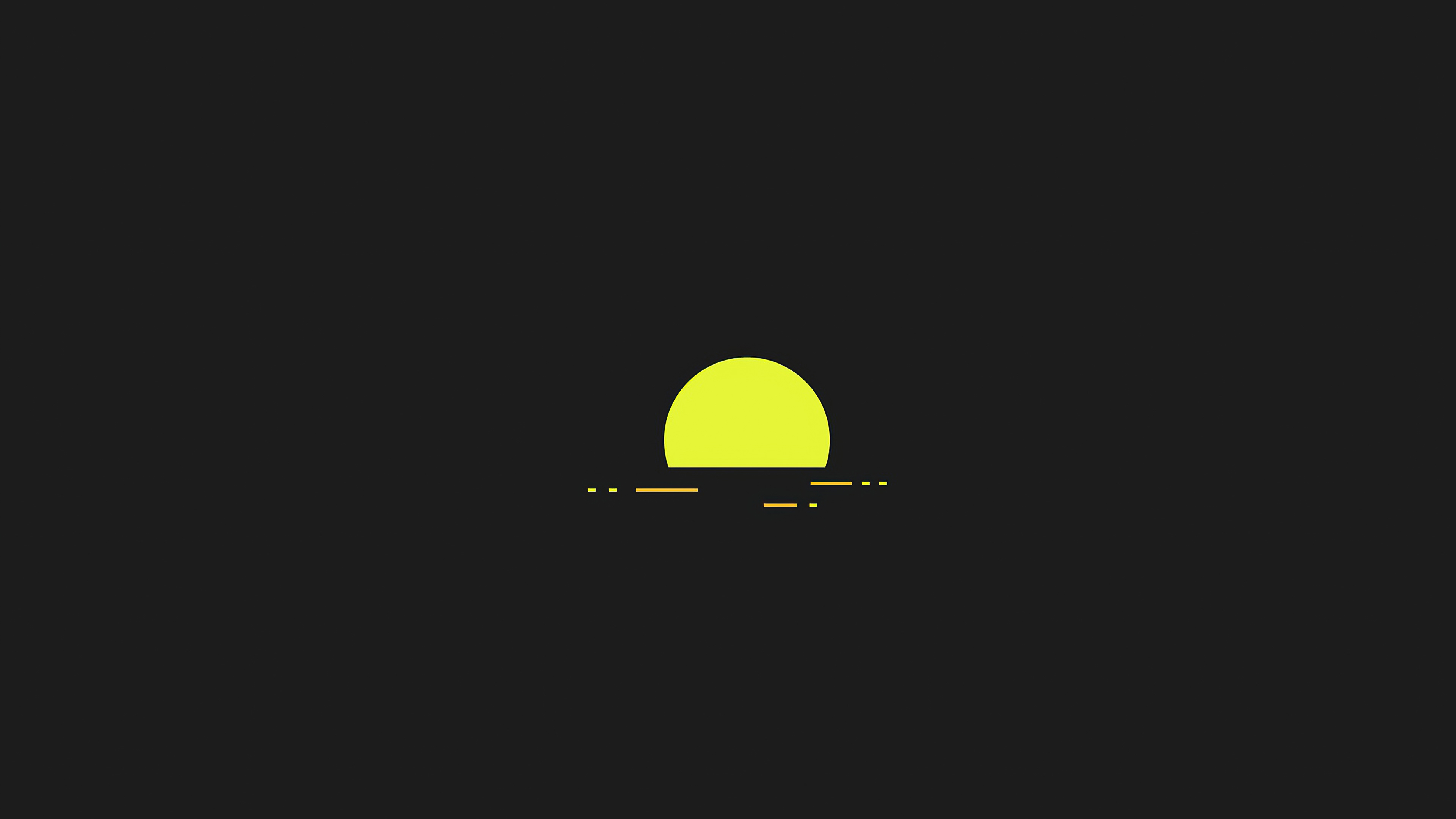 Sun Minimal 4k Wallpaper, HD Artist