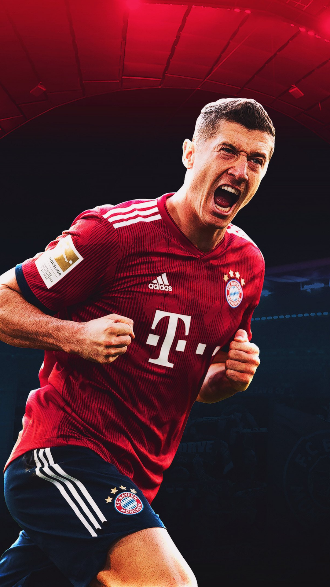 Robert Lewandowski Phone Wallpaper